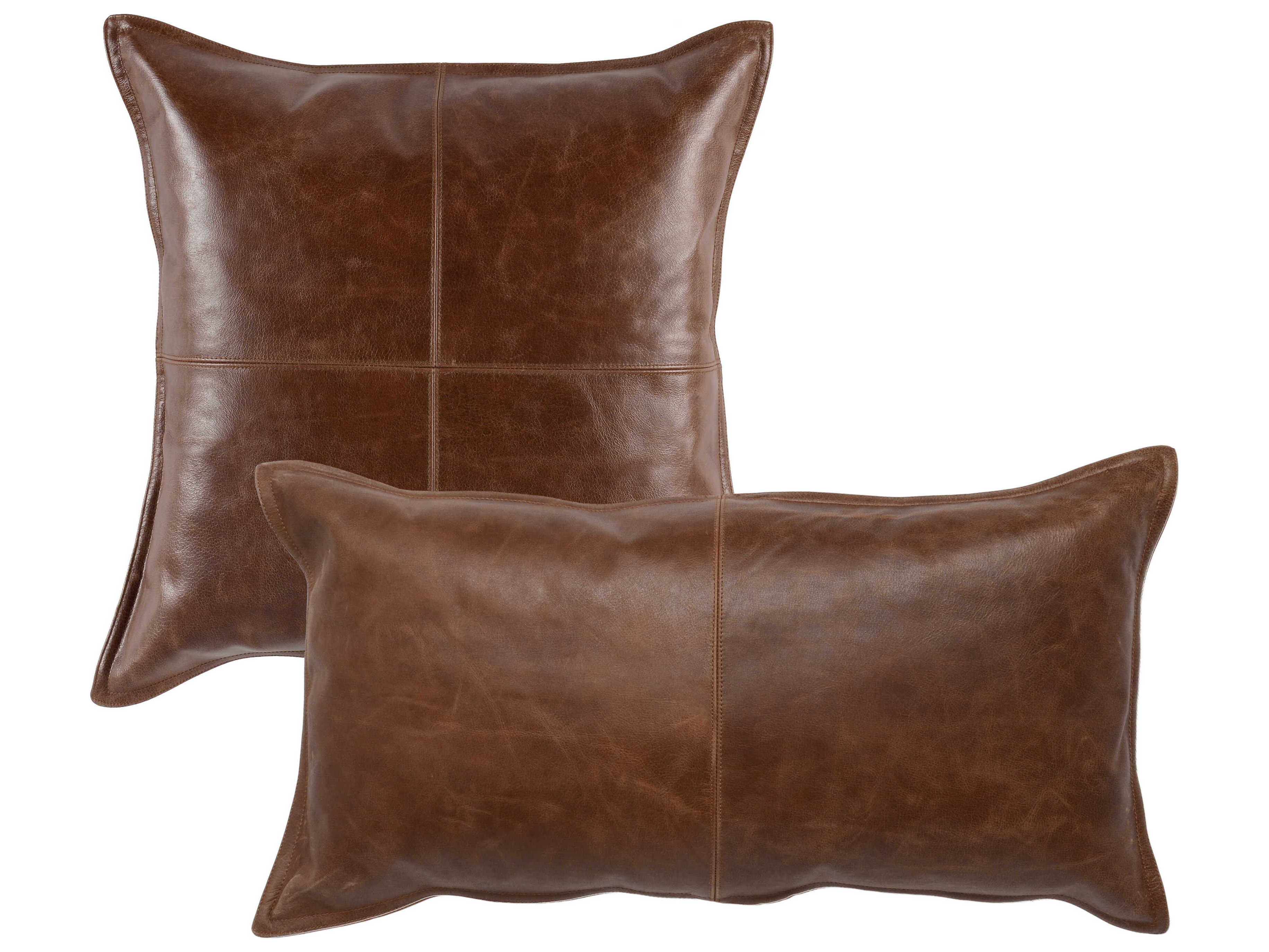 Villa by Classic Home Cheyenne Brown Throw Pillow