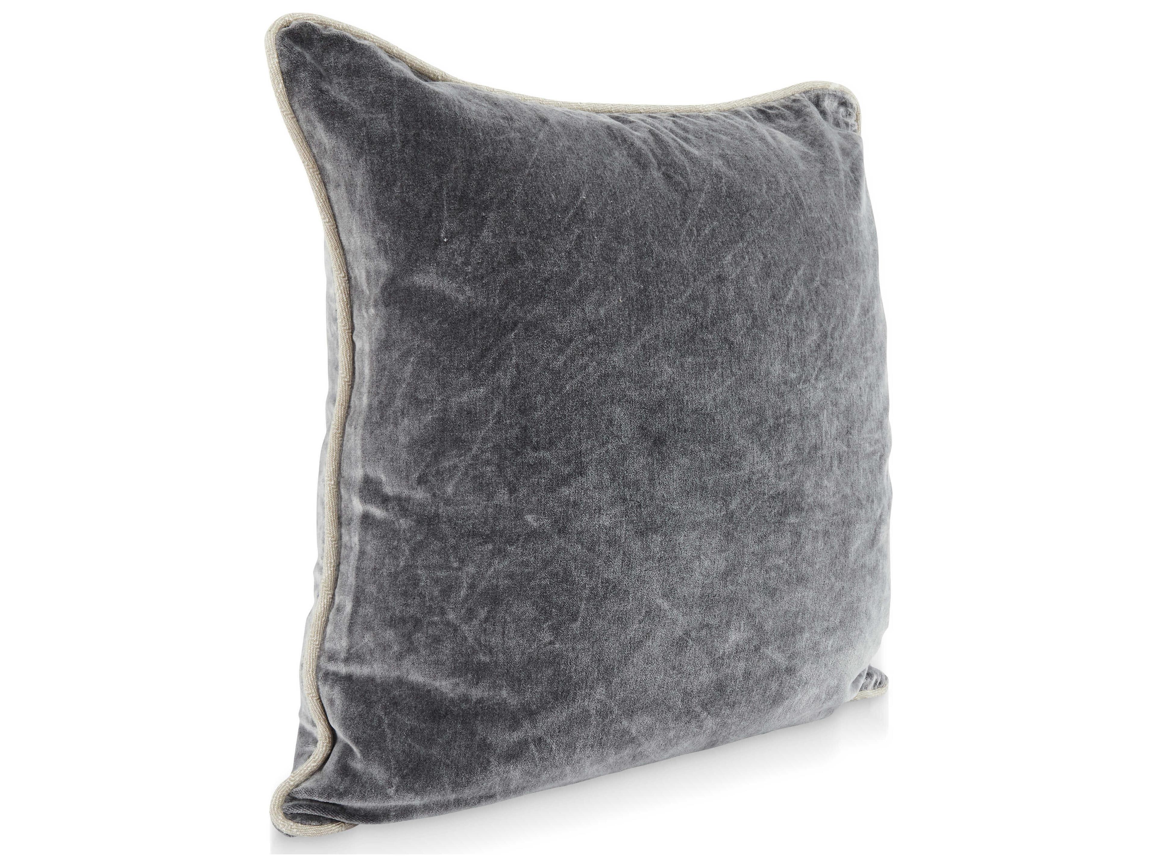 Villa by Classic Home Harriet Dark Grey Pillow