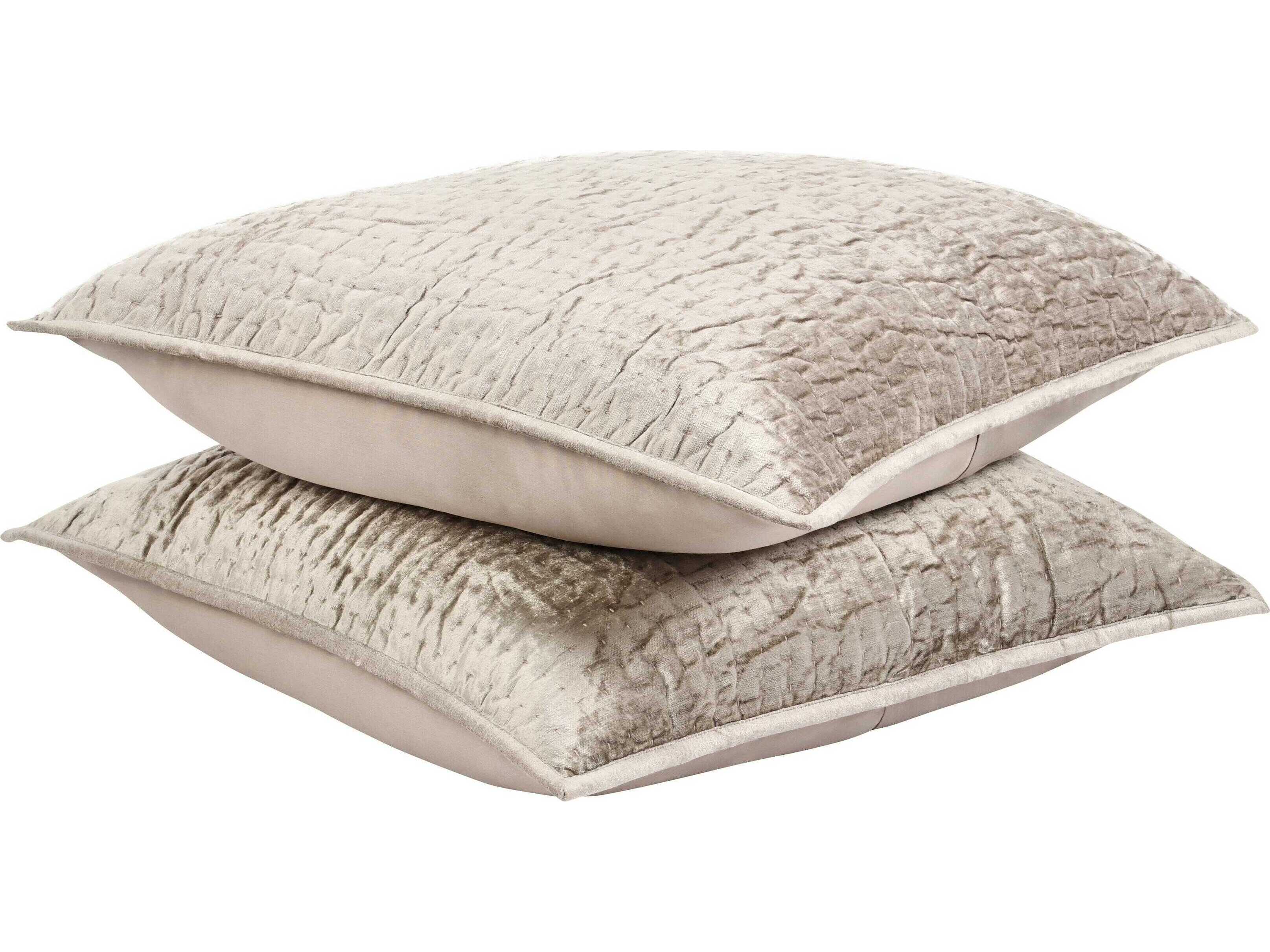 Villa by Classic Home Bari Pebble Beige Euro Sham