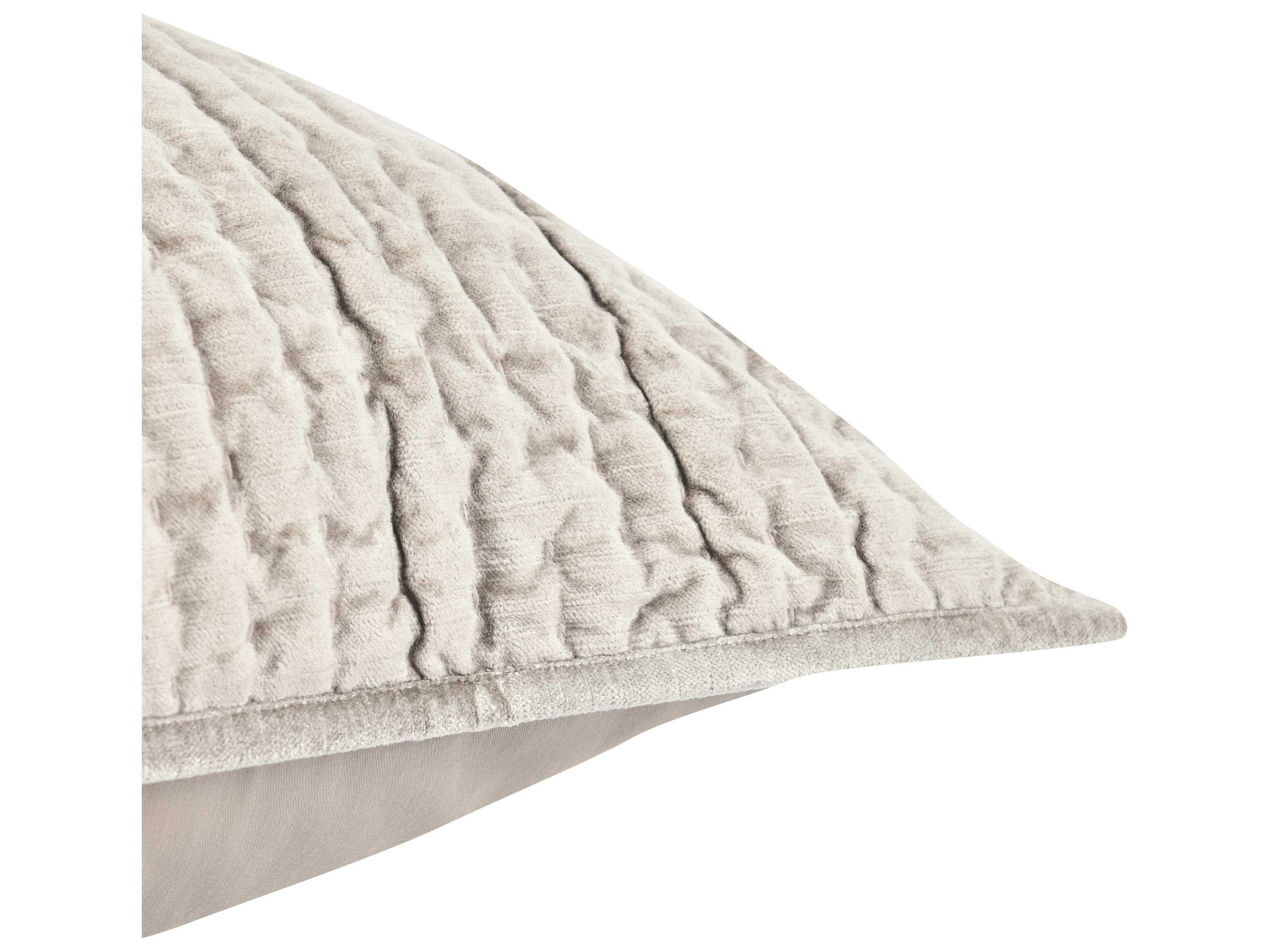 Villa by Classic Home Bari Pebble Beige King Sham