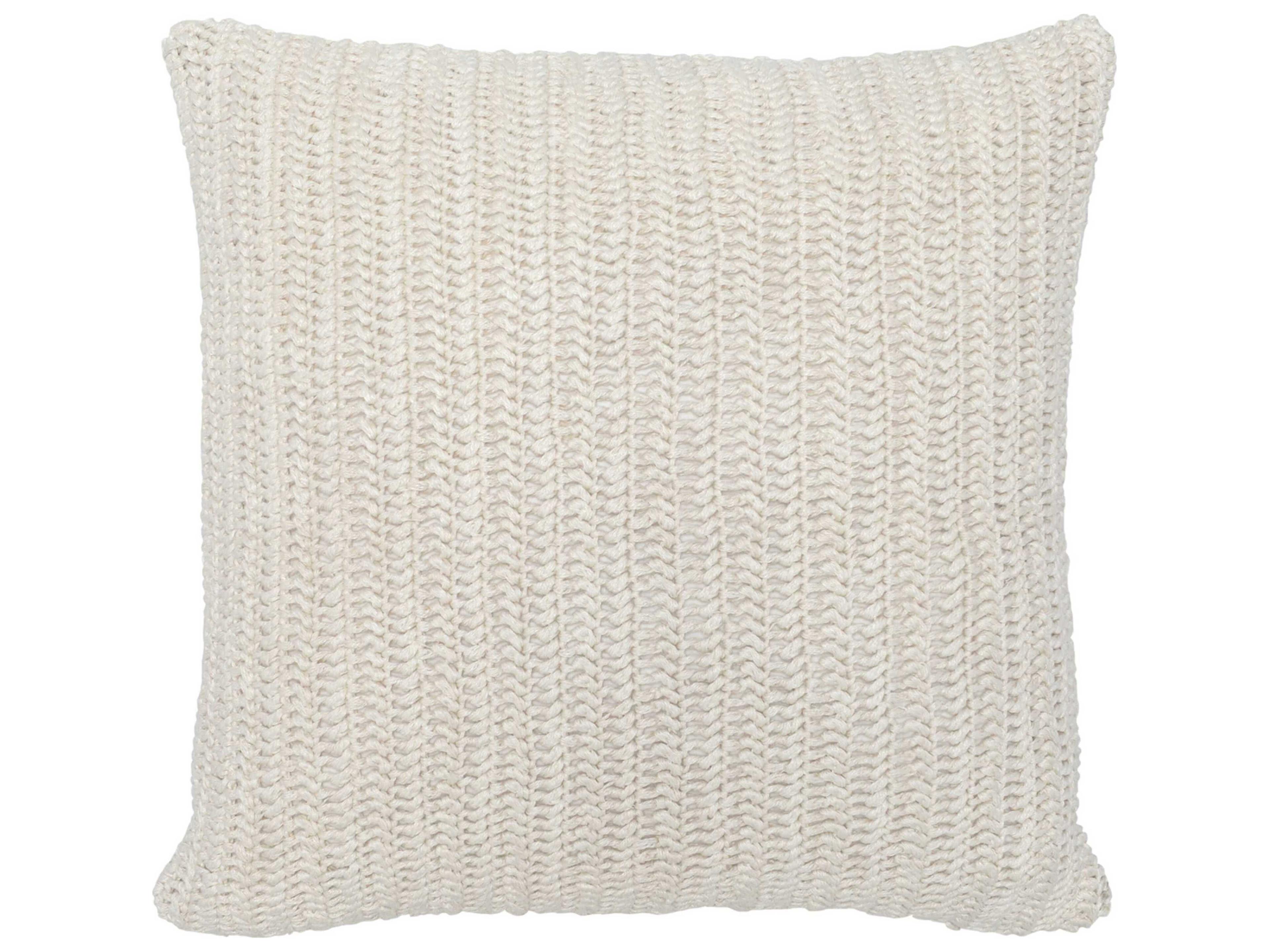 Villa by Classic Home Marcie Ivory Throw Pillow