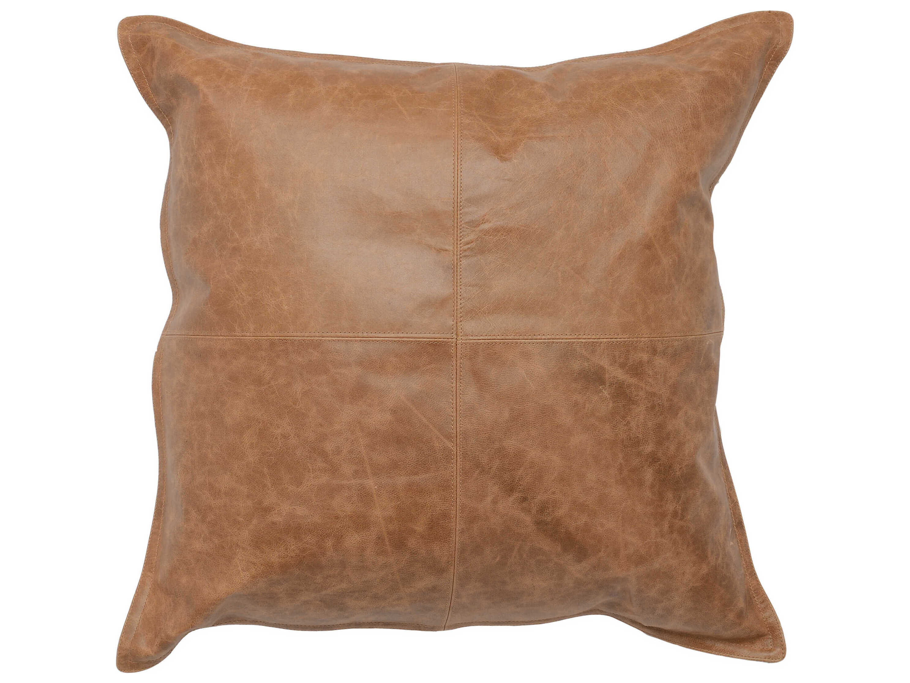 Villa by Classic Home Cheyenne Chestnut Brown Throw Pillow