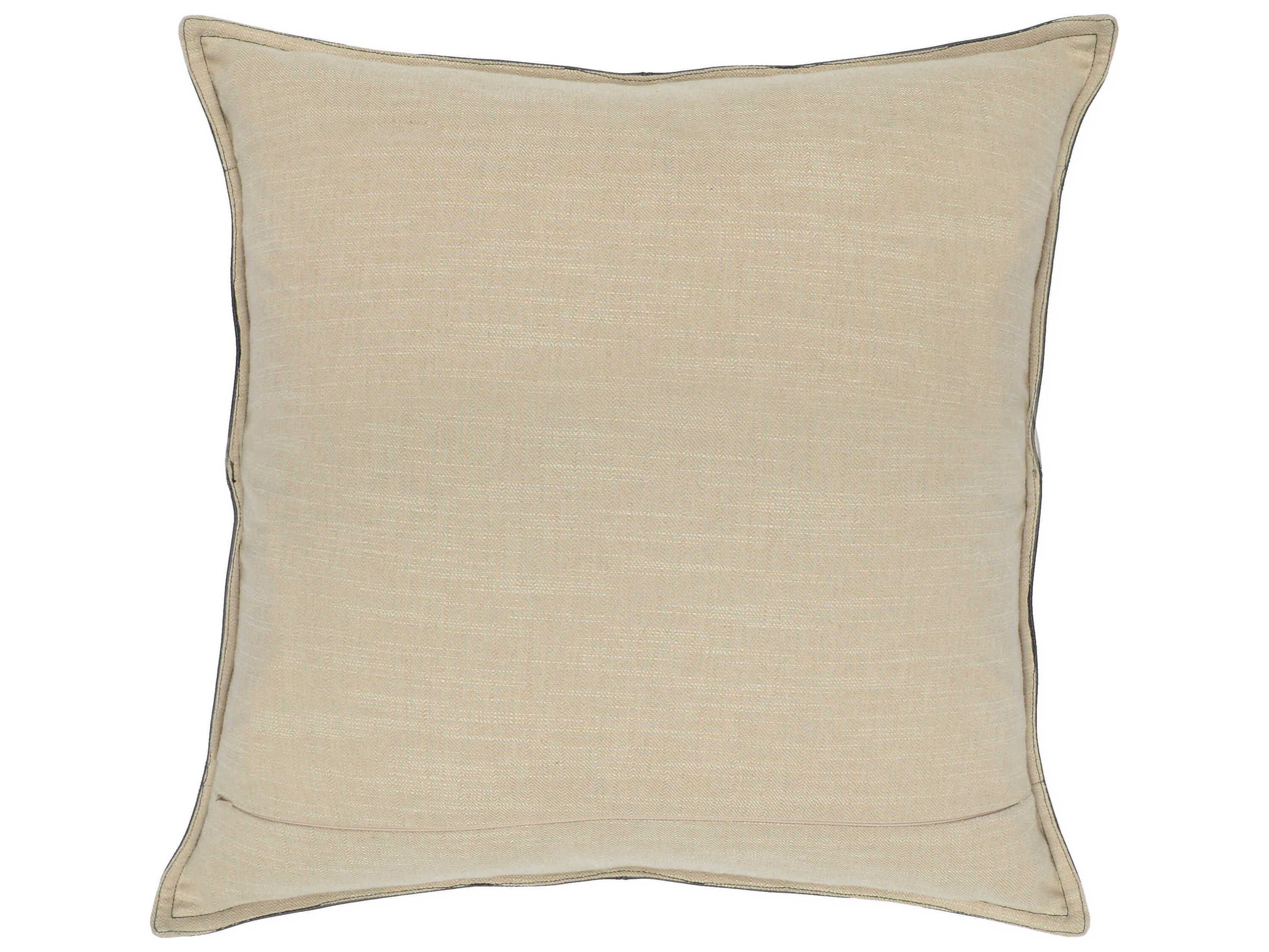 Villa by Classic Home Cheyenne Chocolate Brown Throw Pillow