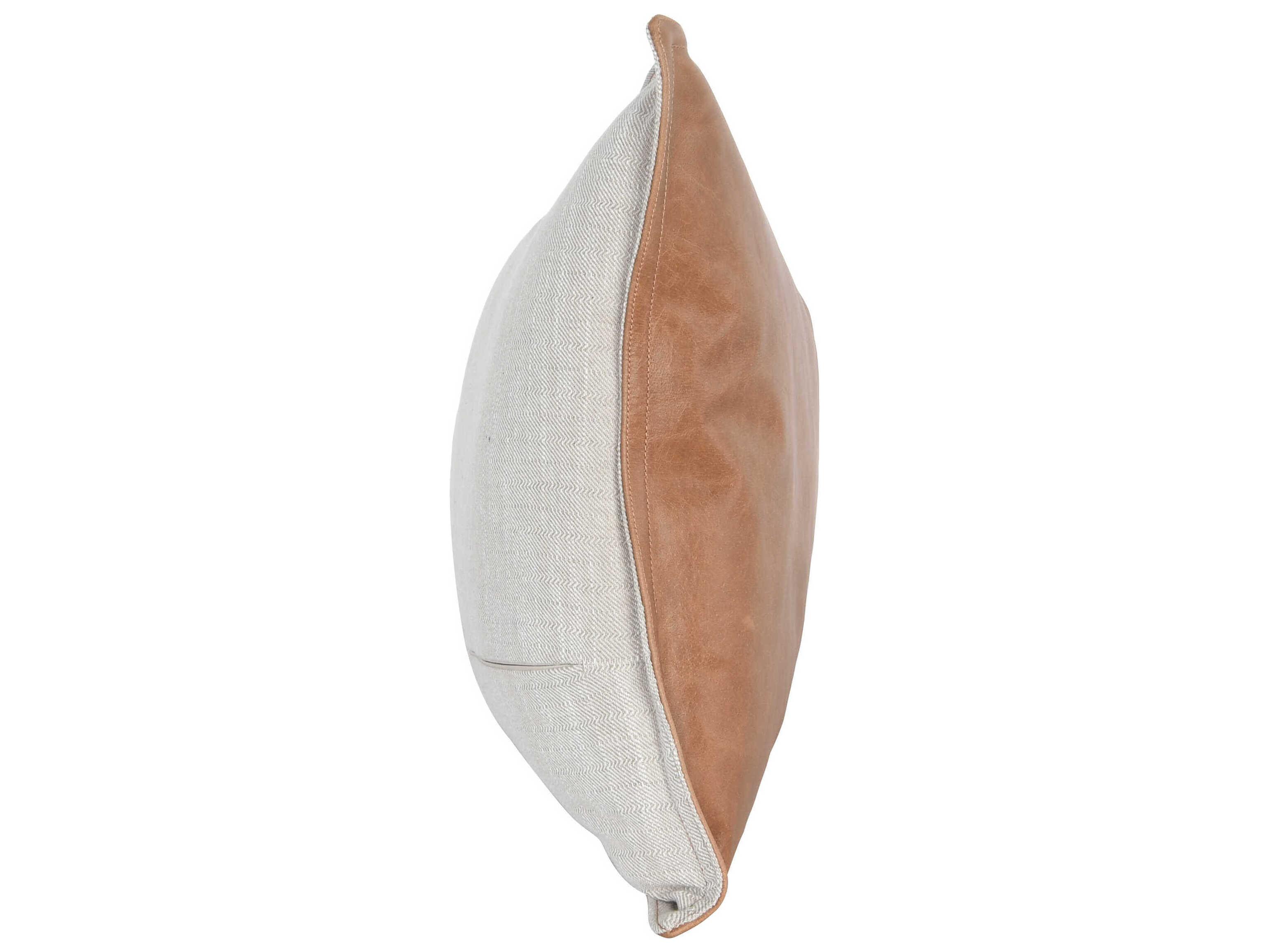 Villa by Classic Home Cheyenne Chestnut brown Throw Pillow