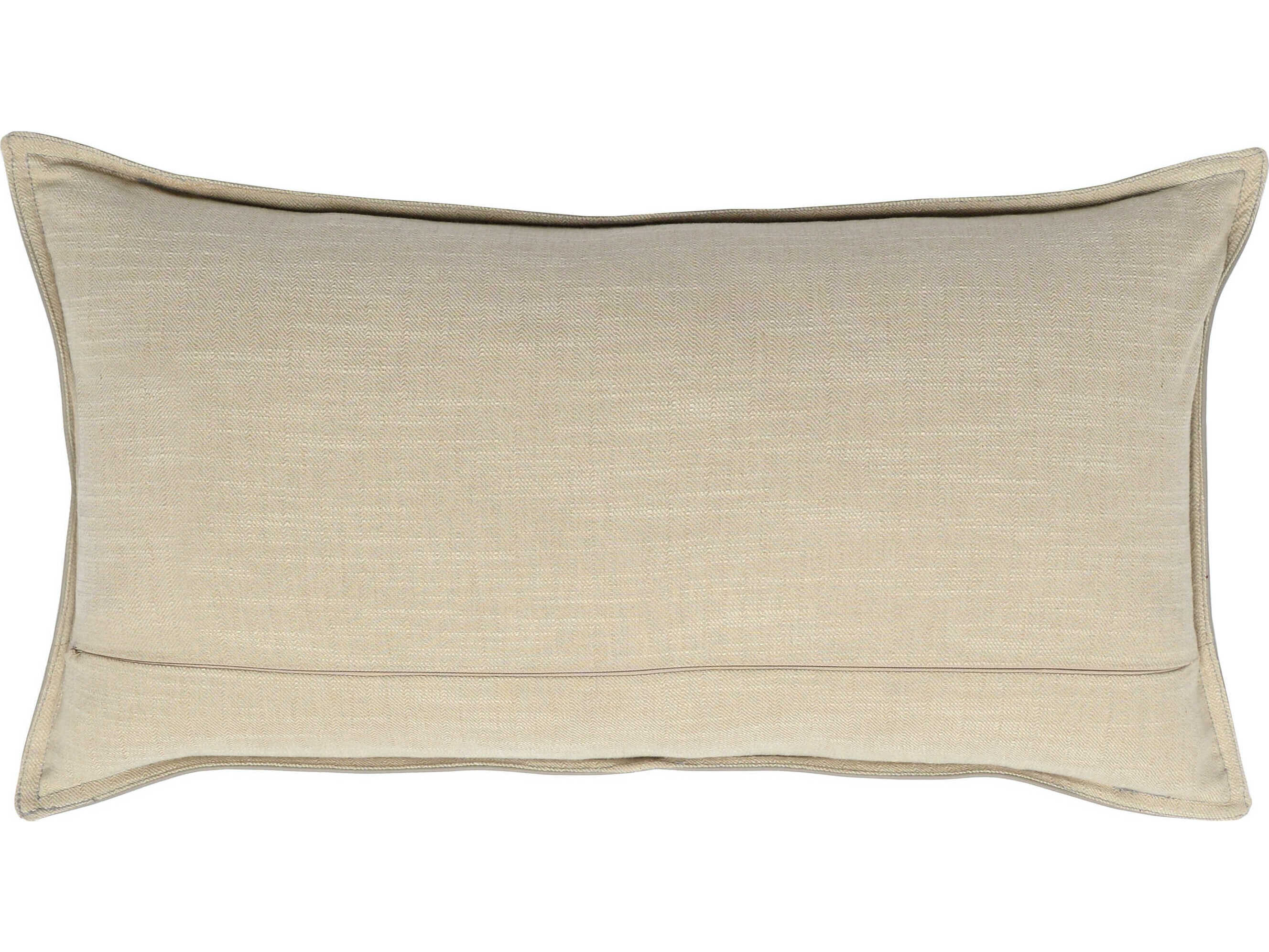 Villa by Classic Home Cheyenne Brown Throw Pillow