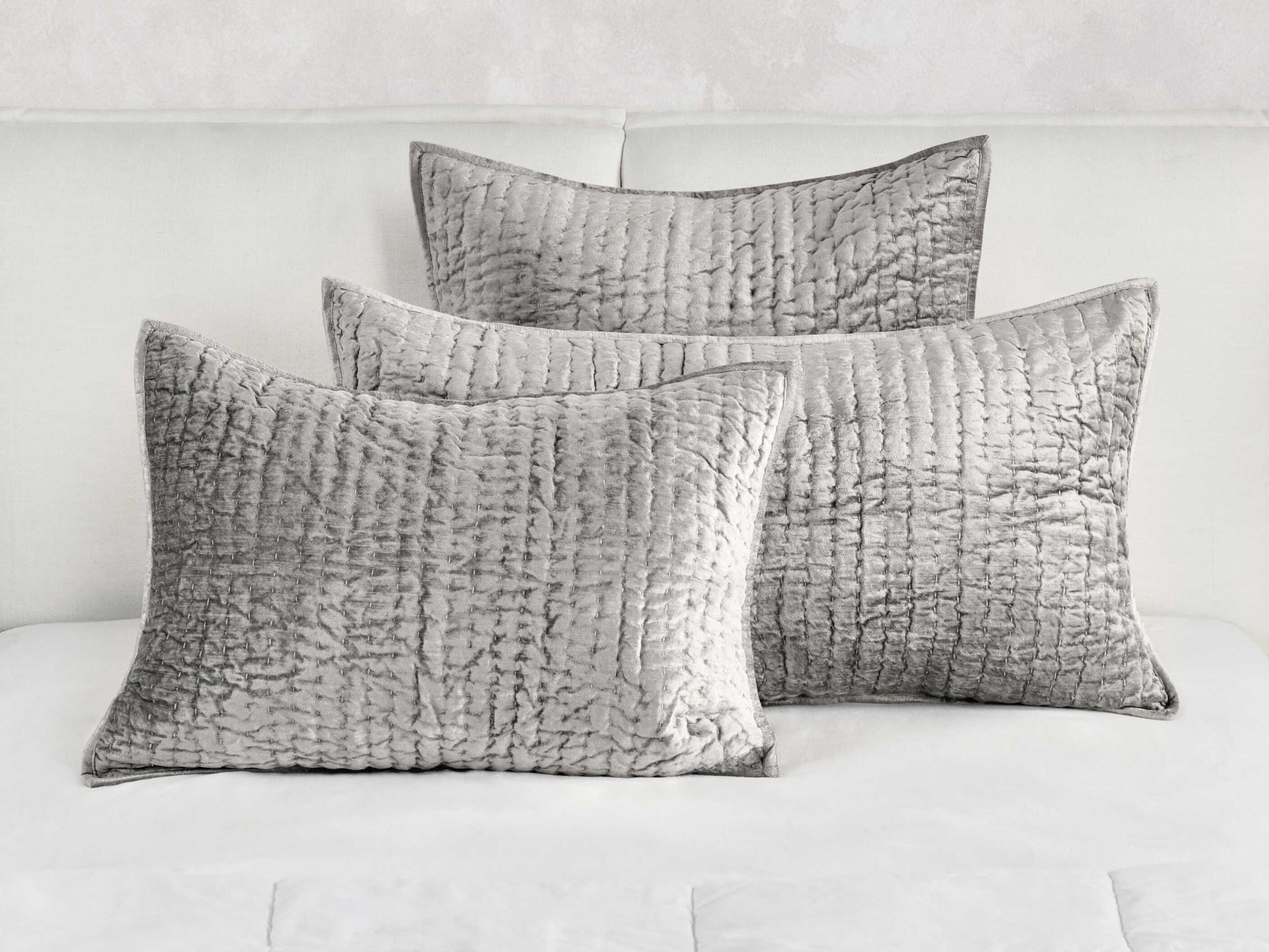 Villa by Classic Home Bari Gray King Sham