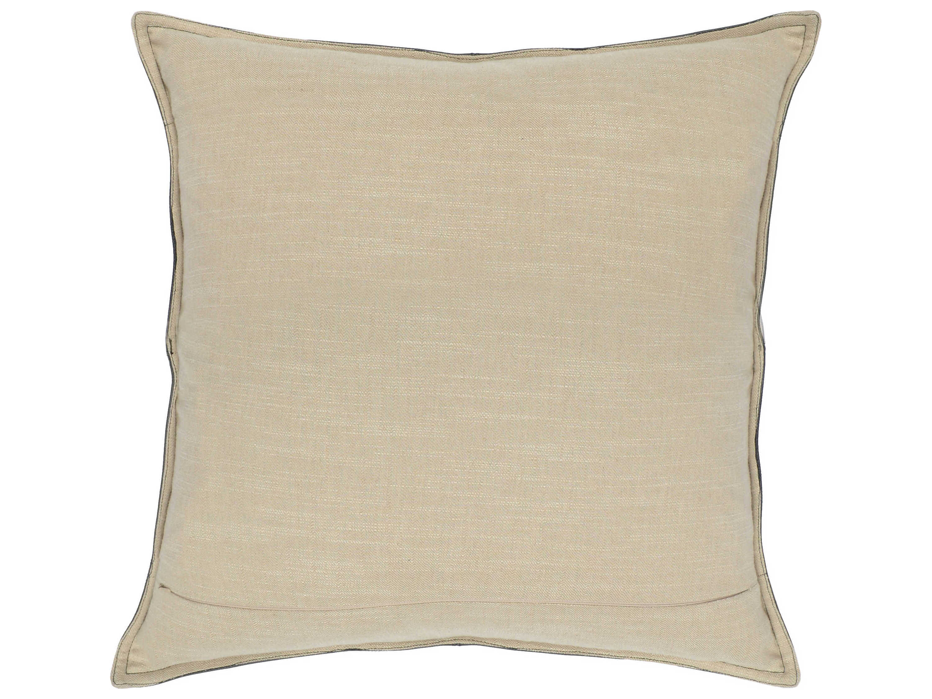 Villa by Classic Home Cheyenne Black Throw Pillow