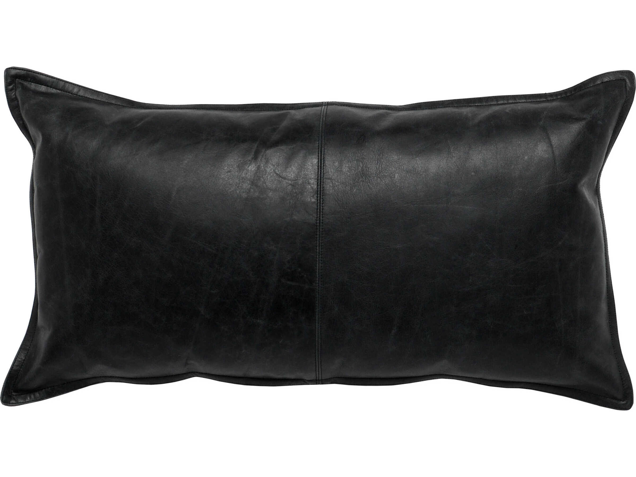 Villa by Classic Home Cheyenne Black Throw Pillow