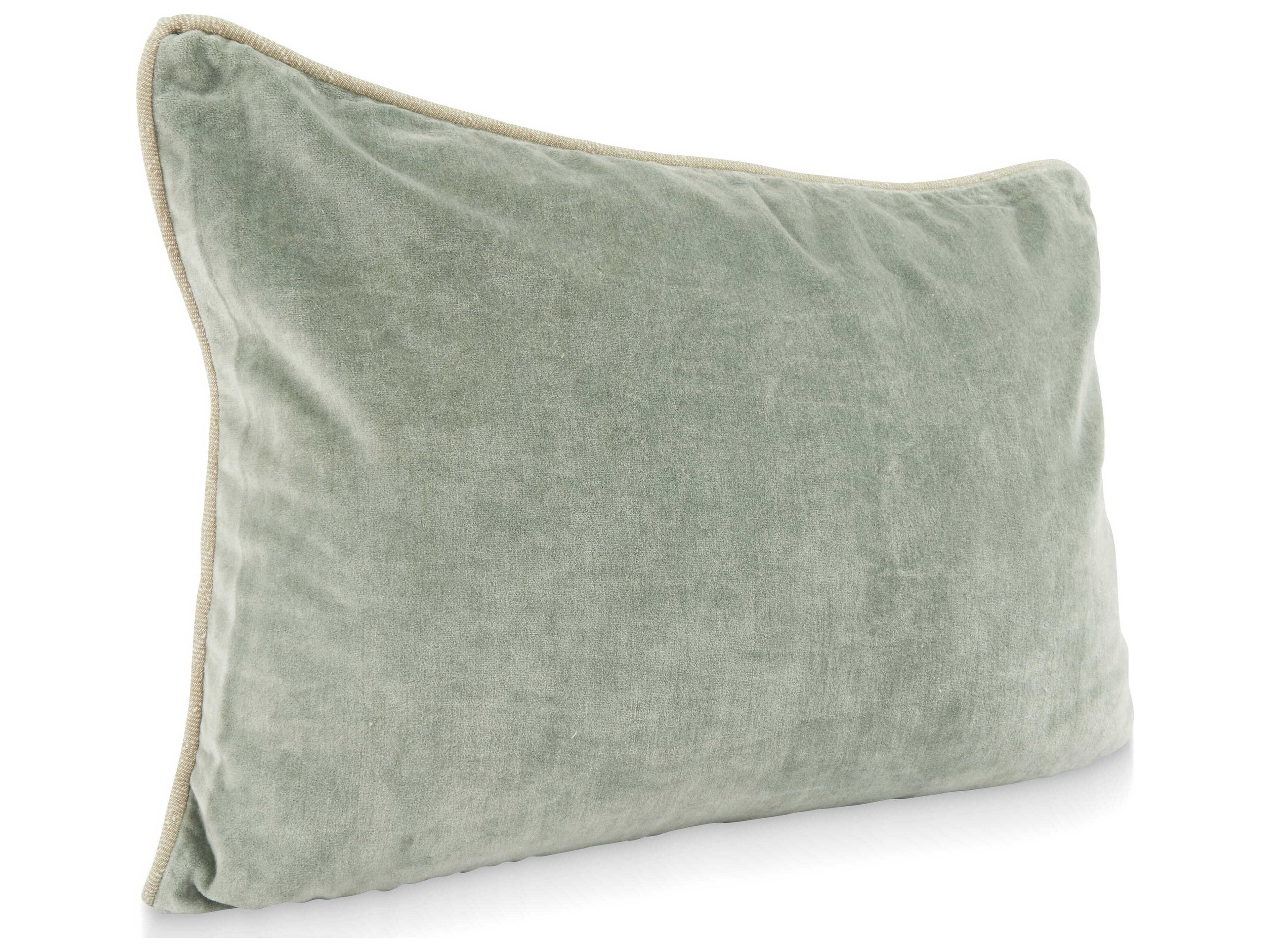 Villa by Classic Home Harriet Bay Green Throw Pillow