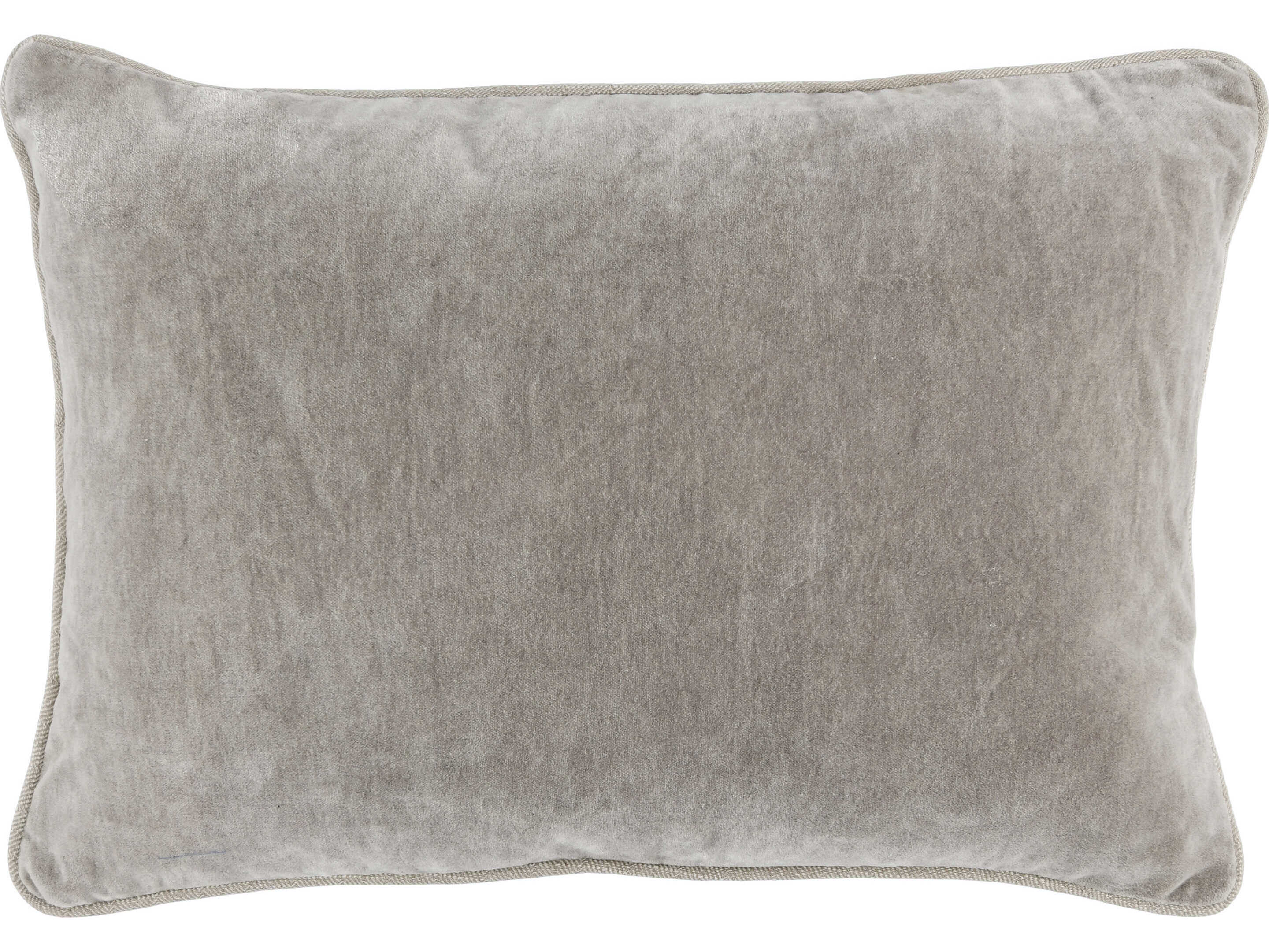 Villa by Classic Home Harriet Silver Throw Pillow
