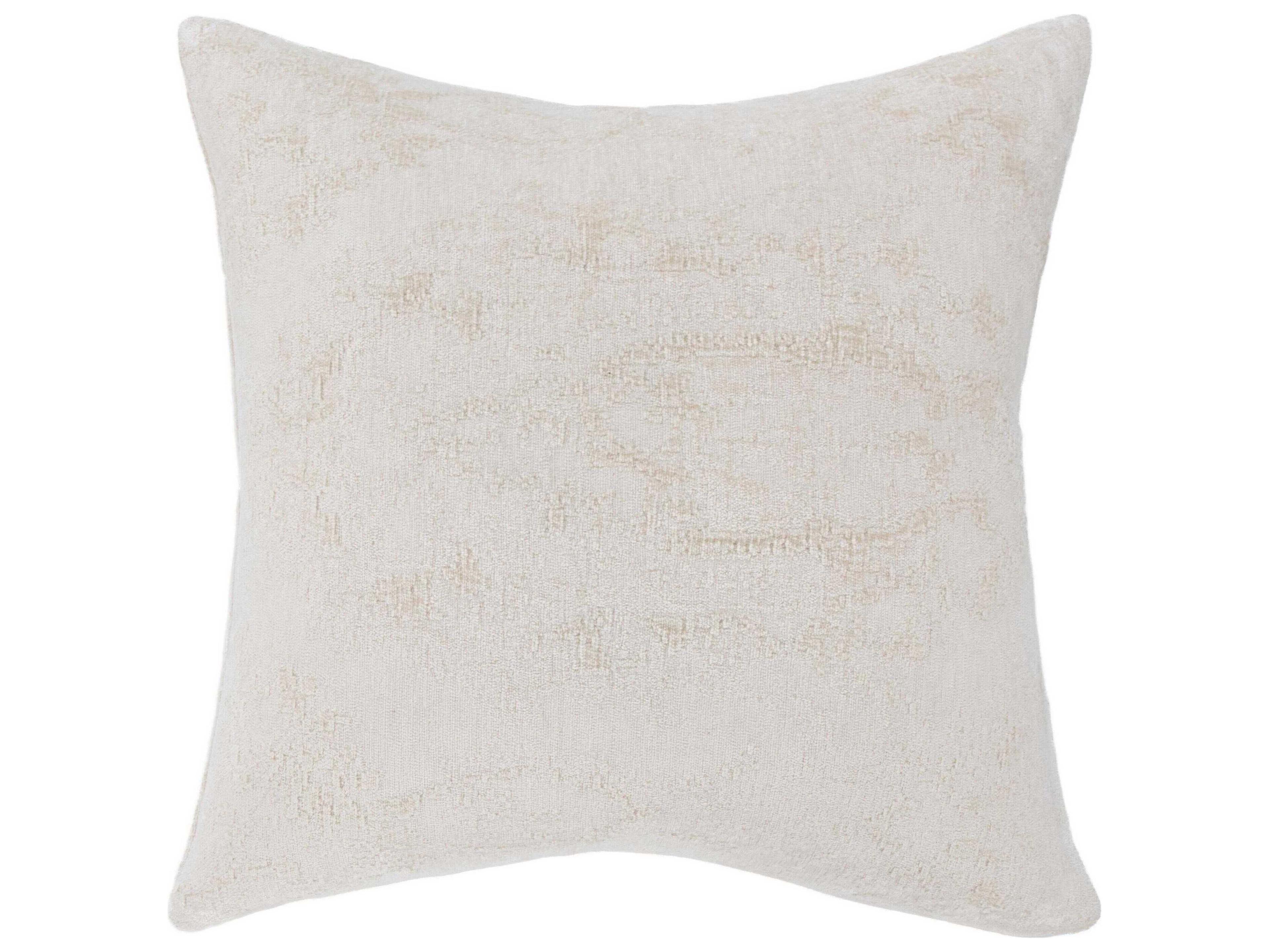 Villa by Classic Home Doolin Ivory Throw Pillow