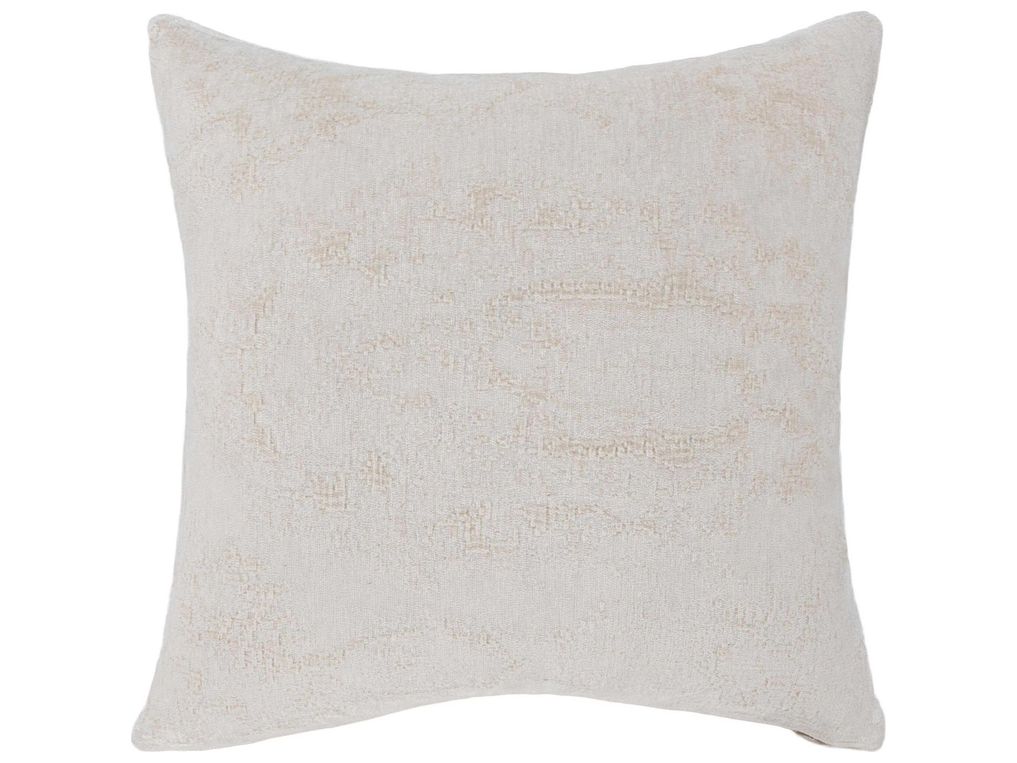 Villa by Classic Home Doolin Ivory Throw Pillow