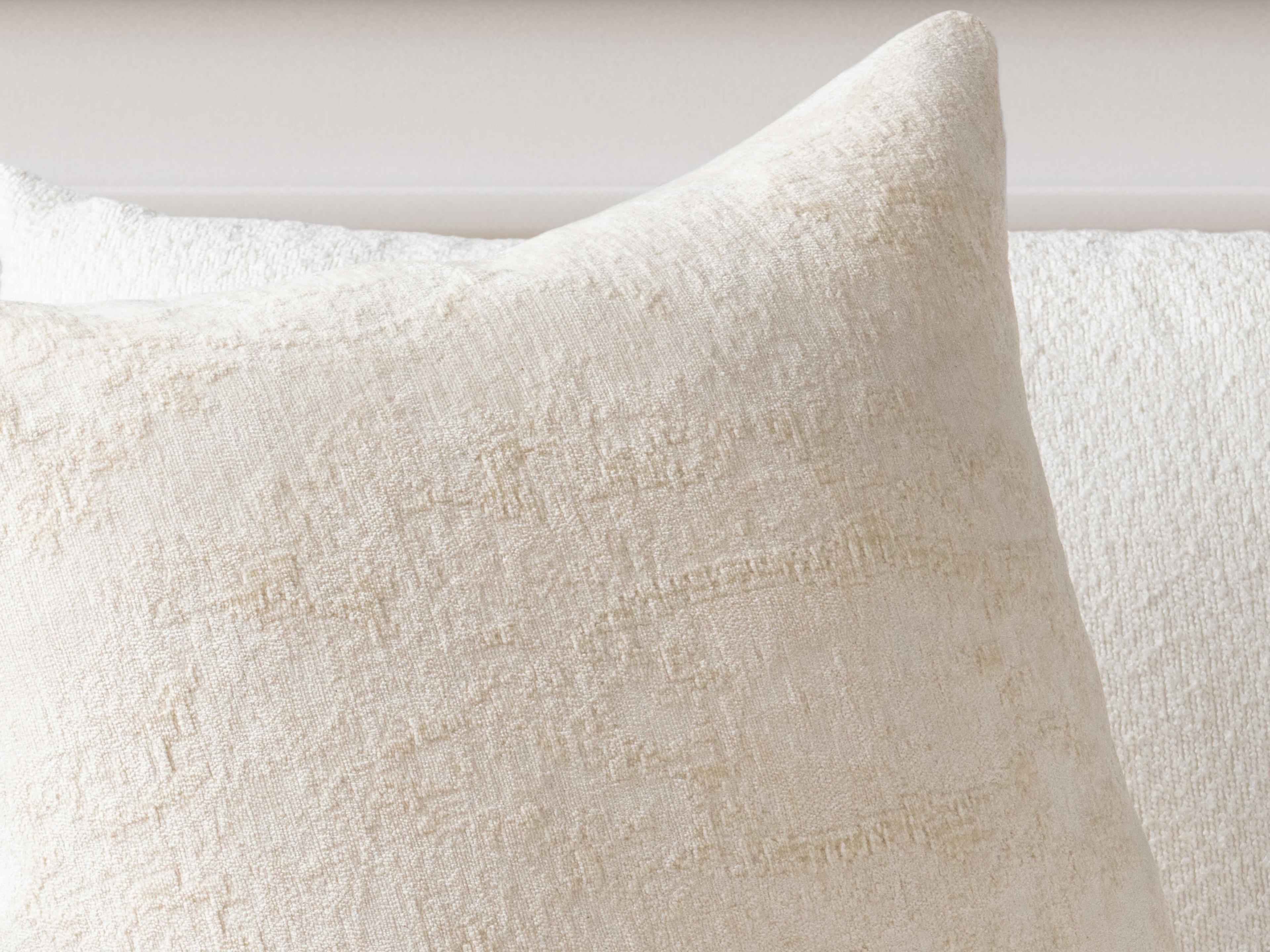 Villa by Classic Home Doolin Ivory Throw Pillow