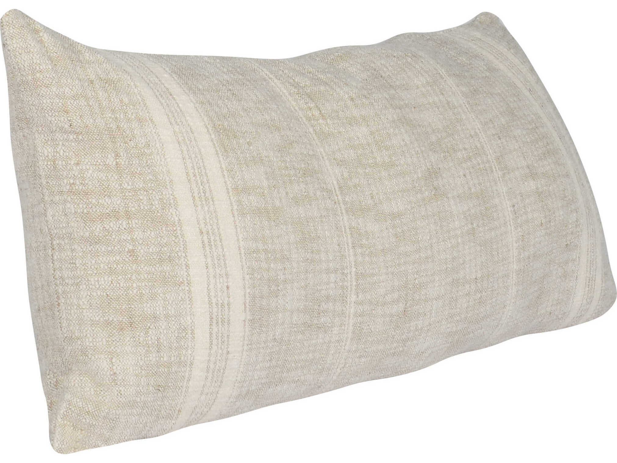 Villa by Classic Home Ria Natural Ivory Throw Pillow