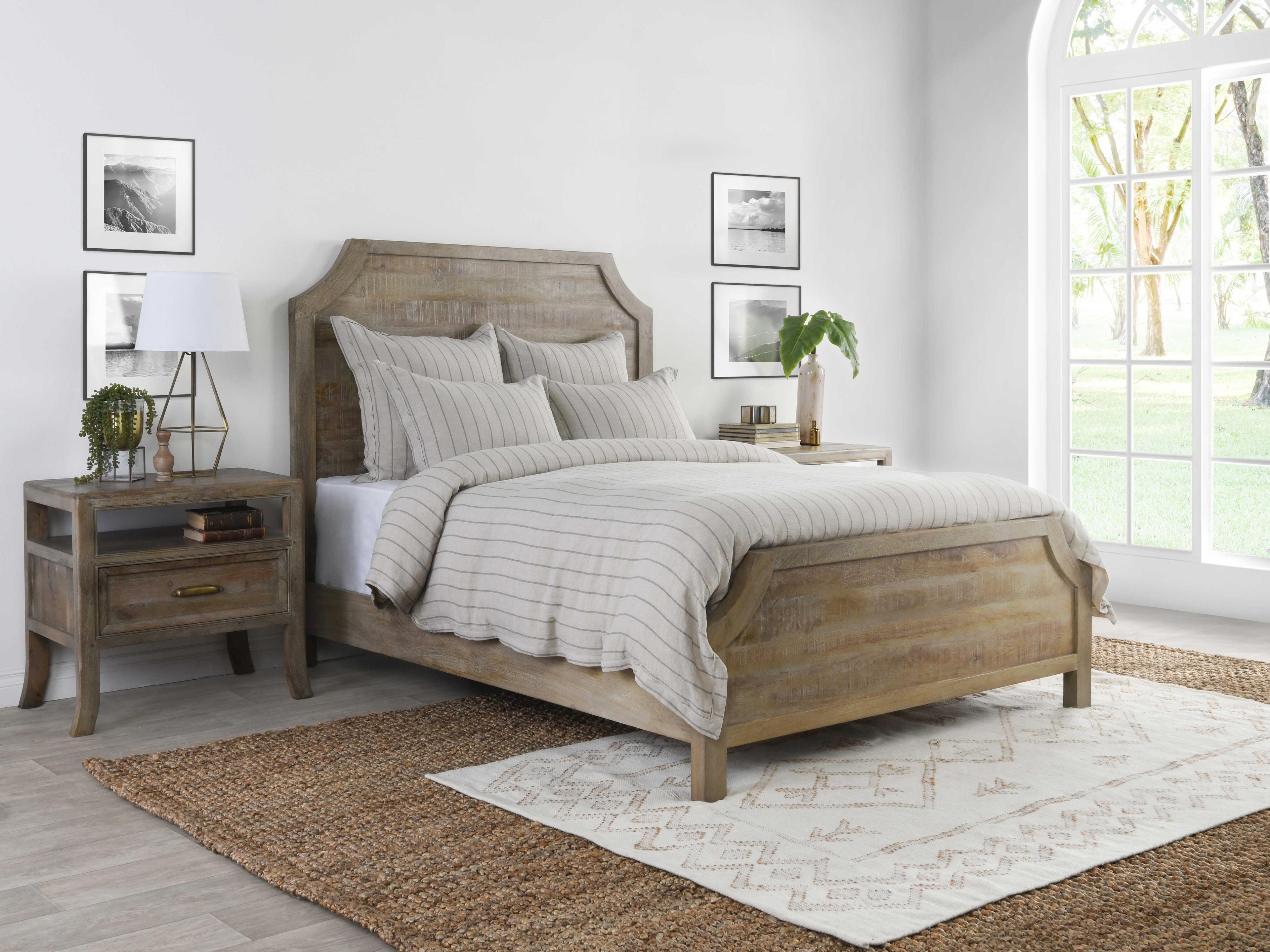 Villa by Classic Home Kingston Natural Euro Sham