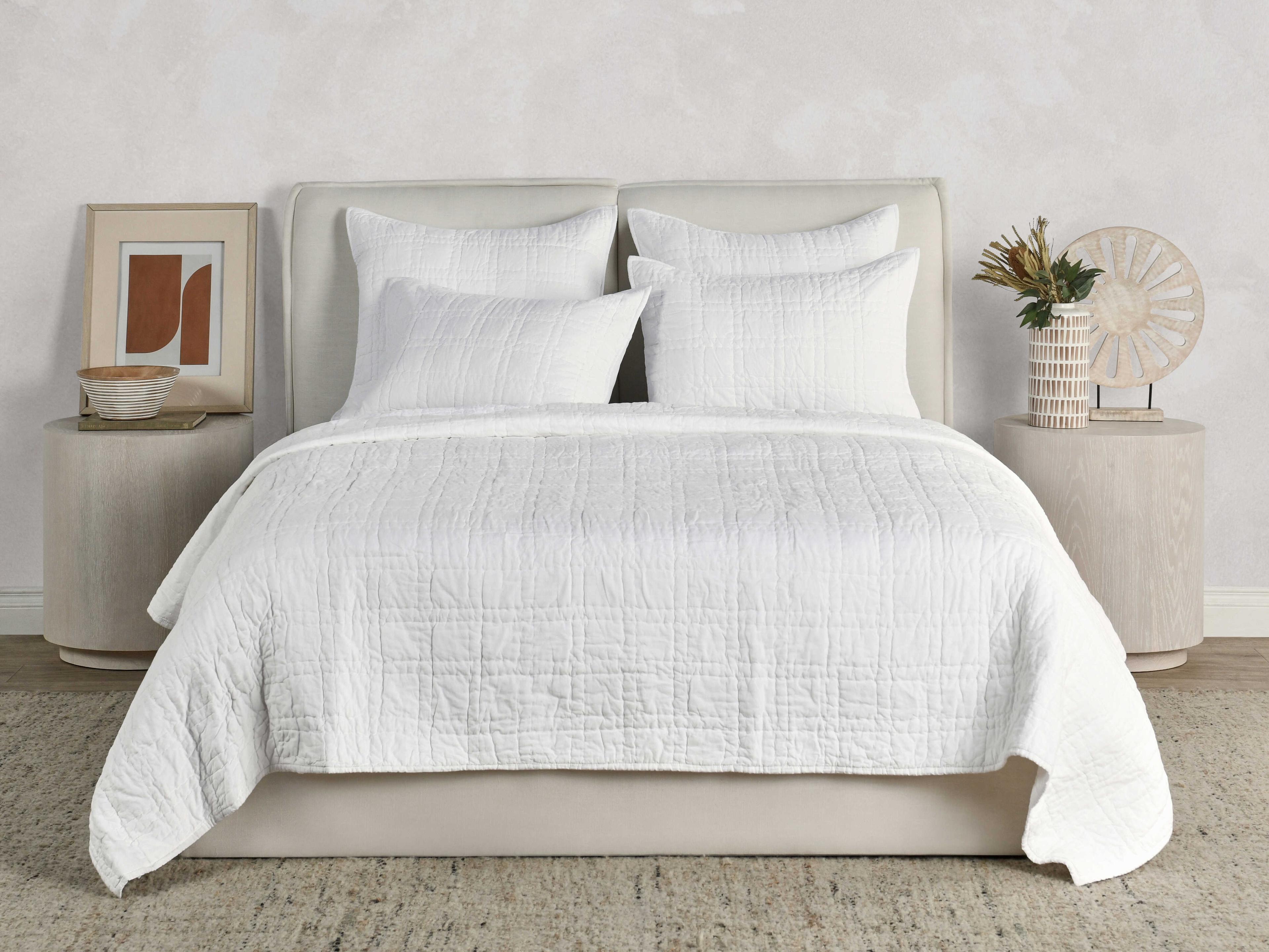Villa by Classic Home Hailee White Euro Sham