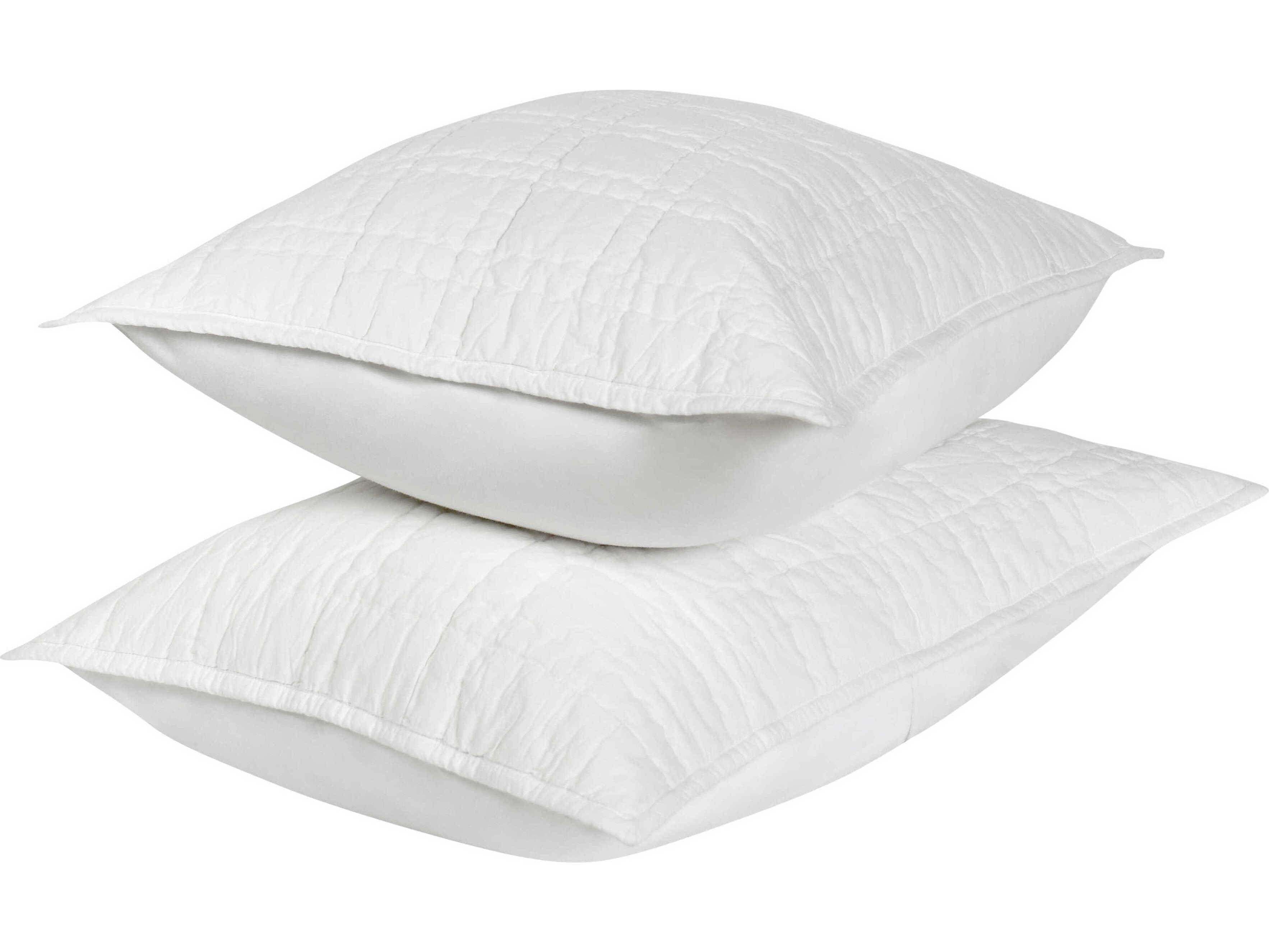 Villa by Classic Home Hailee White Standard Sham