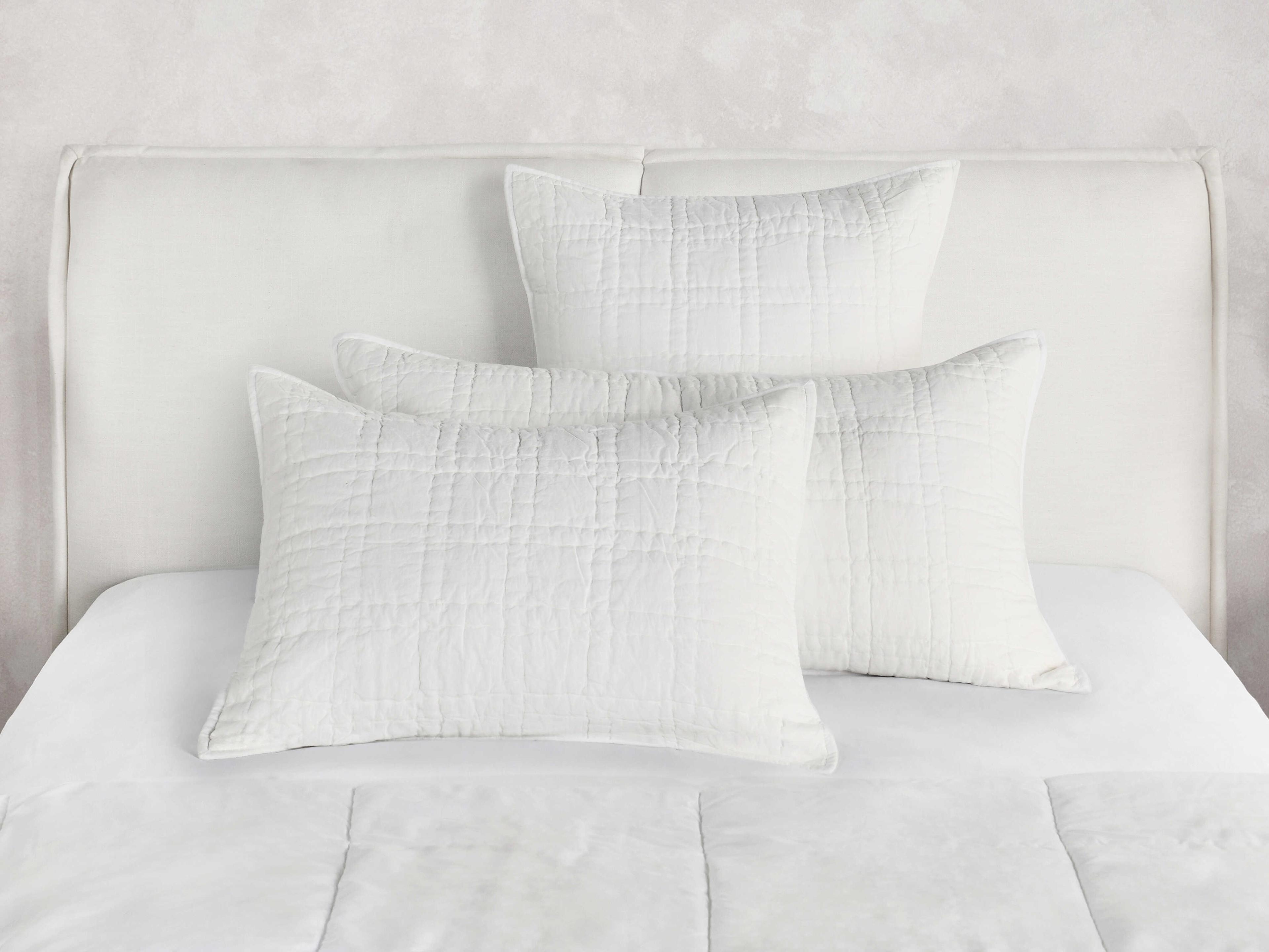 Villa by Classic Home Hailee White Standard Sham