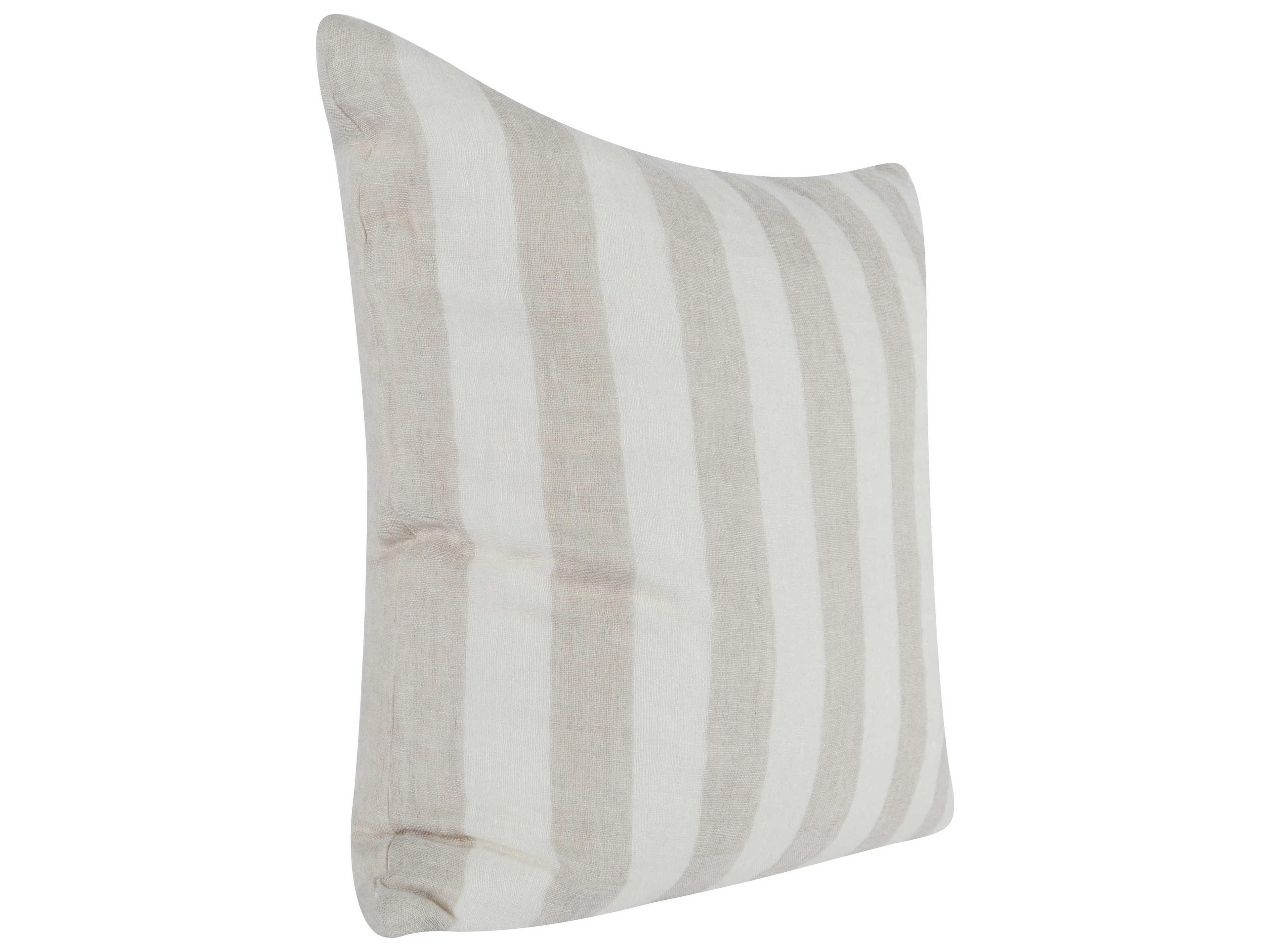 Villa by Classic Home Atty Ivory Natural Throw Pillow