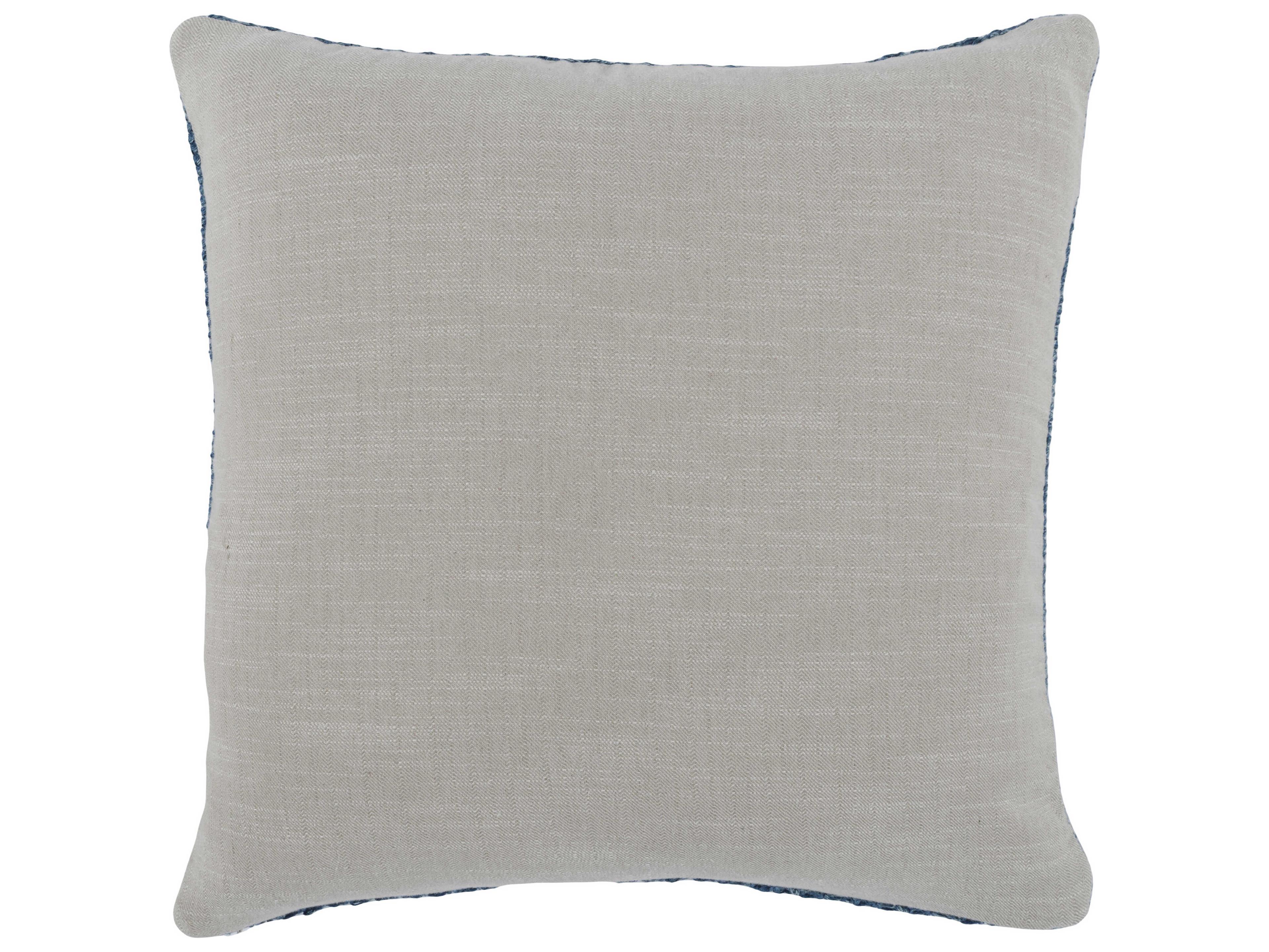 Villa by Classic Home Marcie Blue Throw Pillow