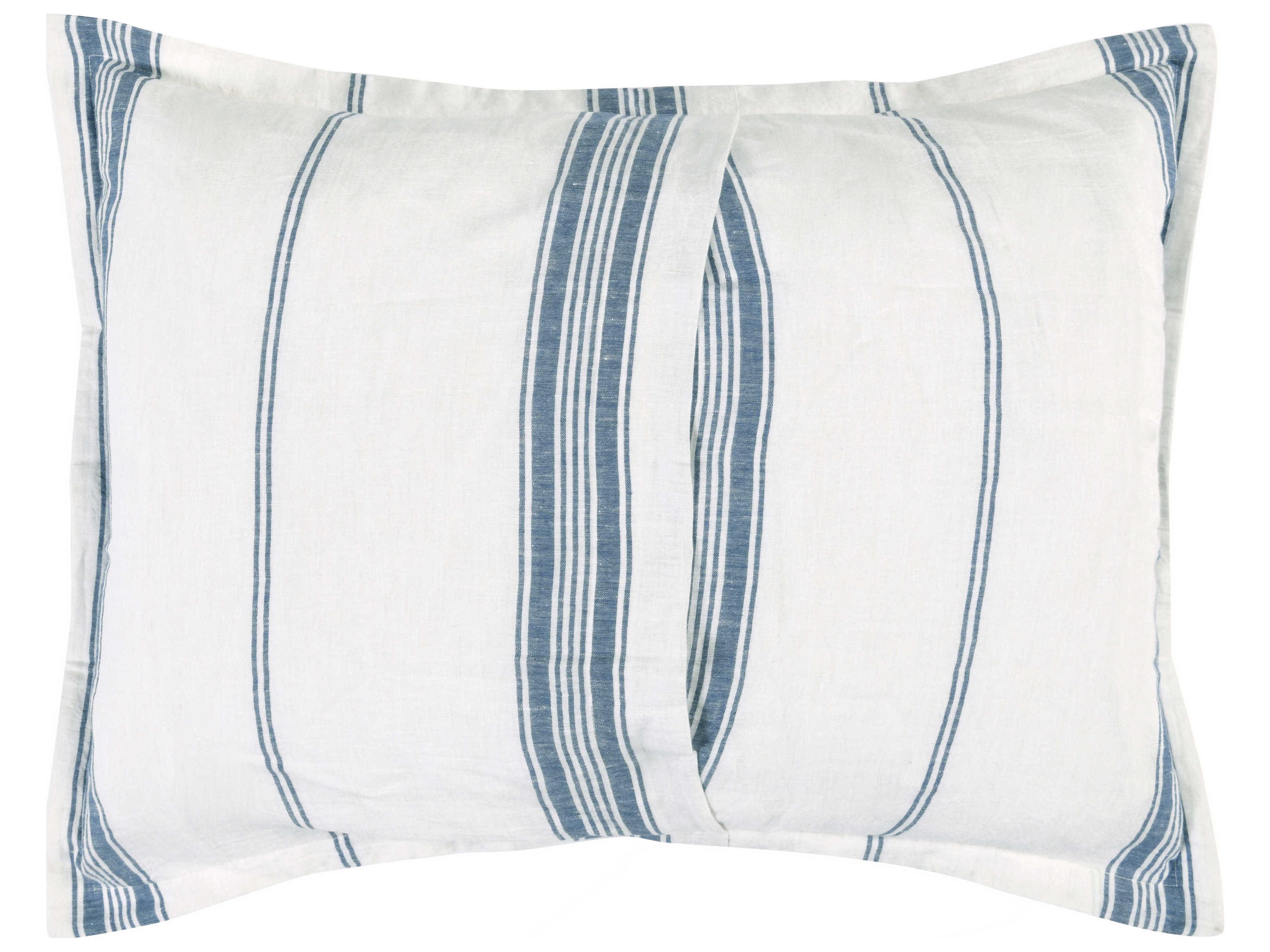 Villa by Classic Home Jayson Blue Stripe Standard Sham