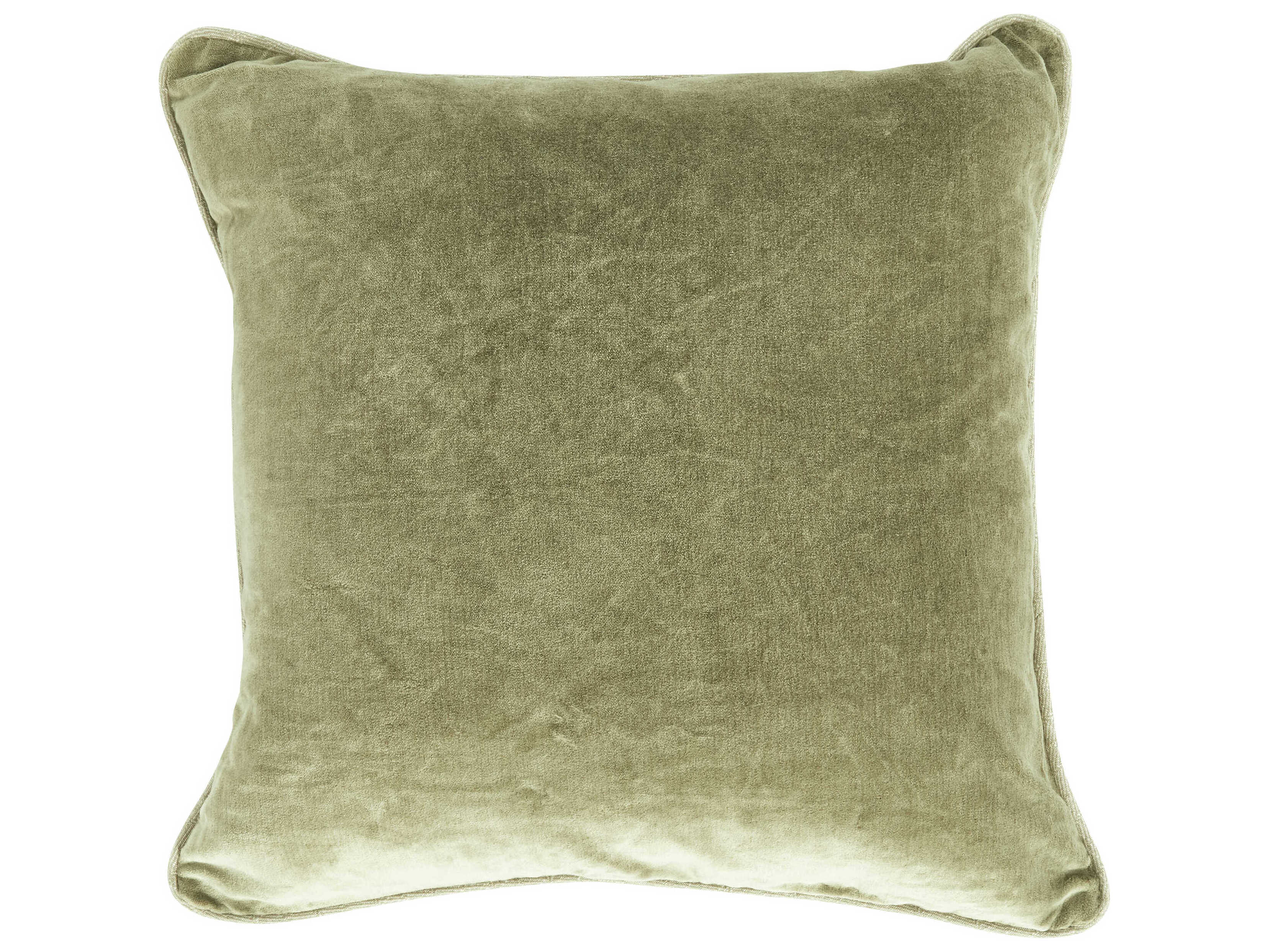 Villa by Classic Home Harriet Moss Green Throw Pillow