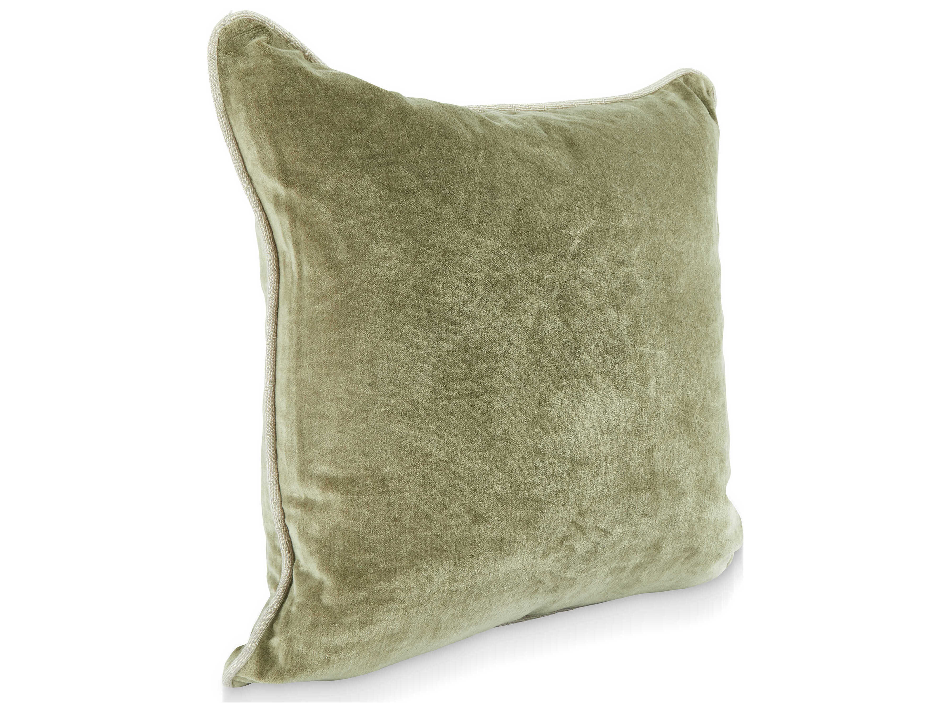 Villa by Classic Home Harriet Moss Green Throw Pillow