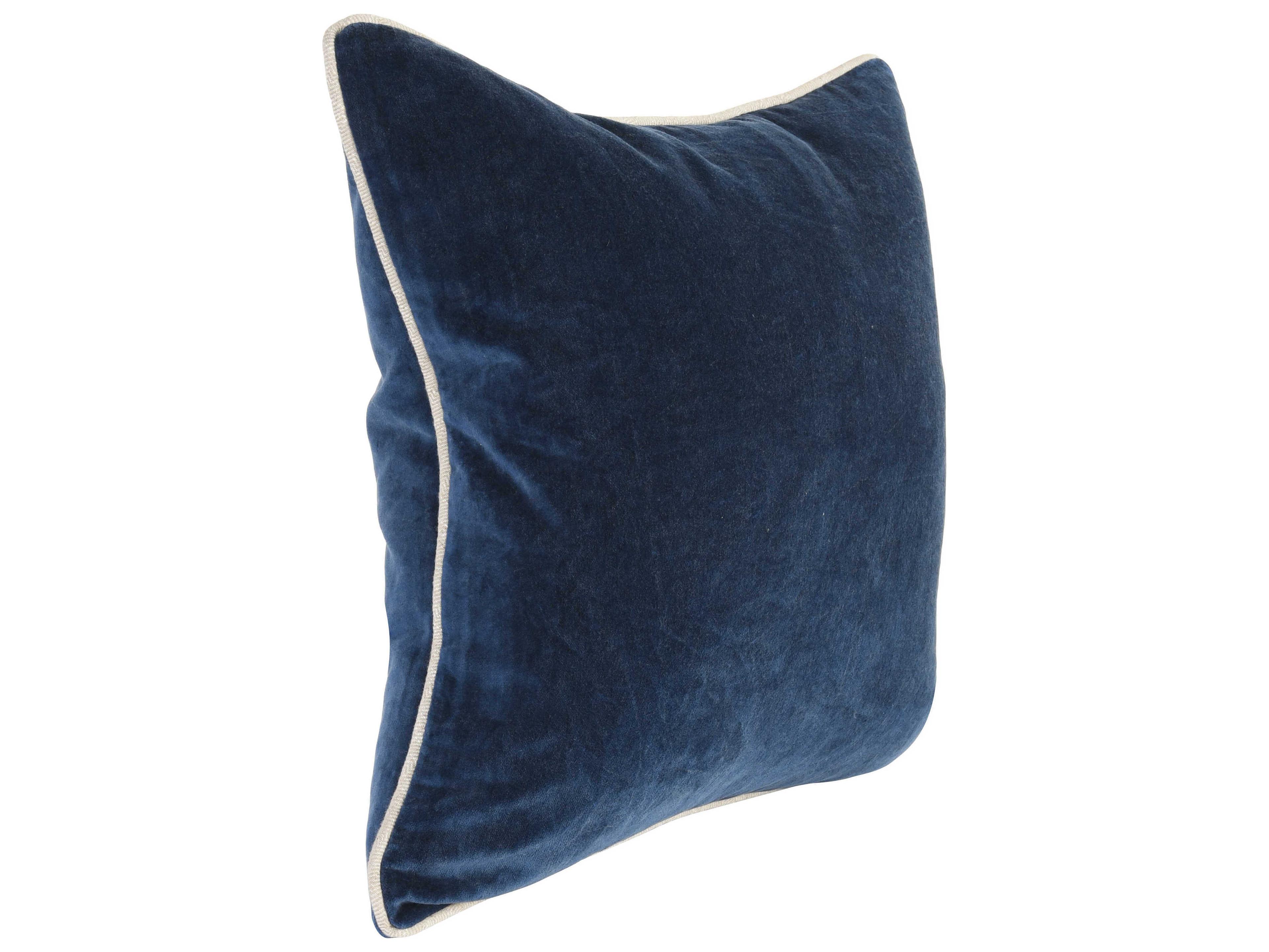 Villa by Classic Home Harriet Navy Throw Pillow