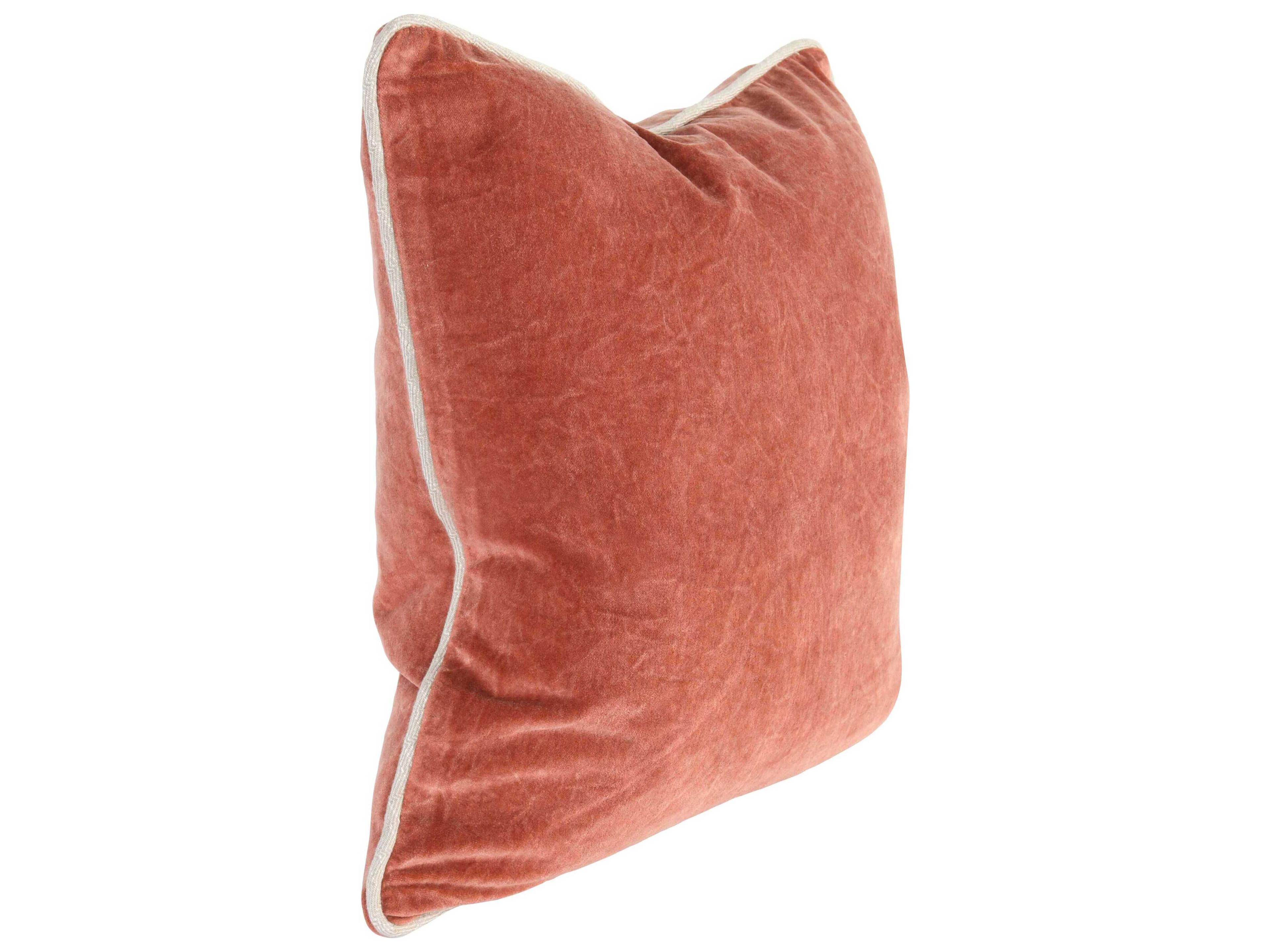 Villa by Classic Home Harriet Terra Cotta Throw Pillow