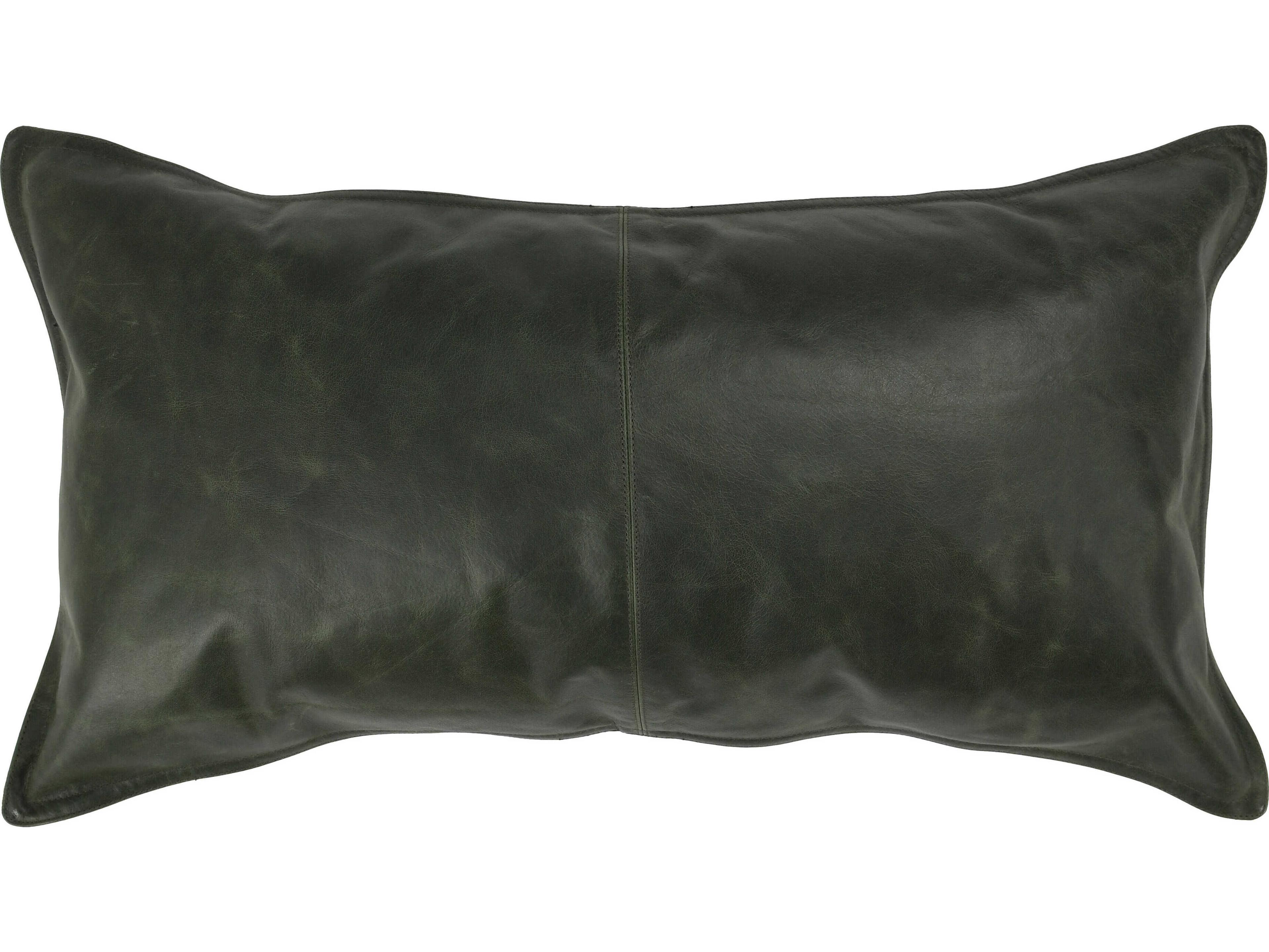 Villa by Classic Home Cheyenne Forest Green Throw Pillow