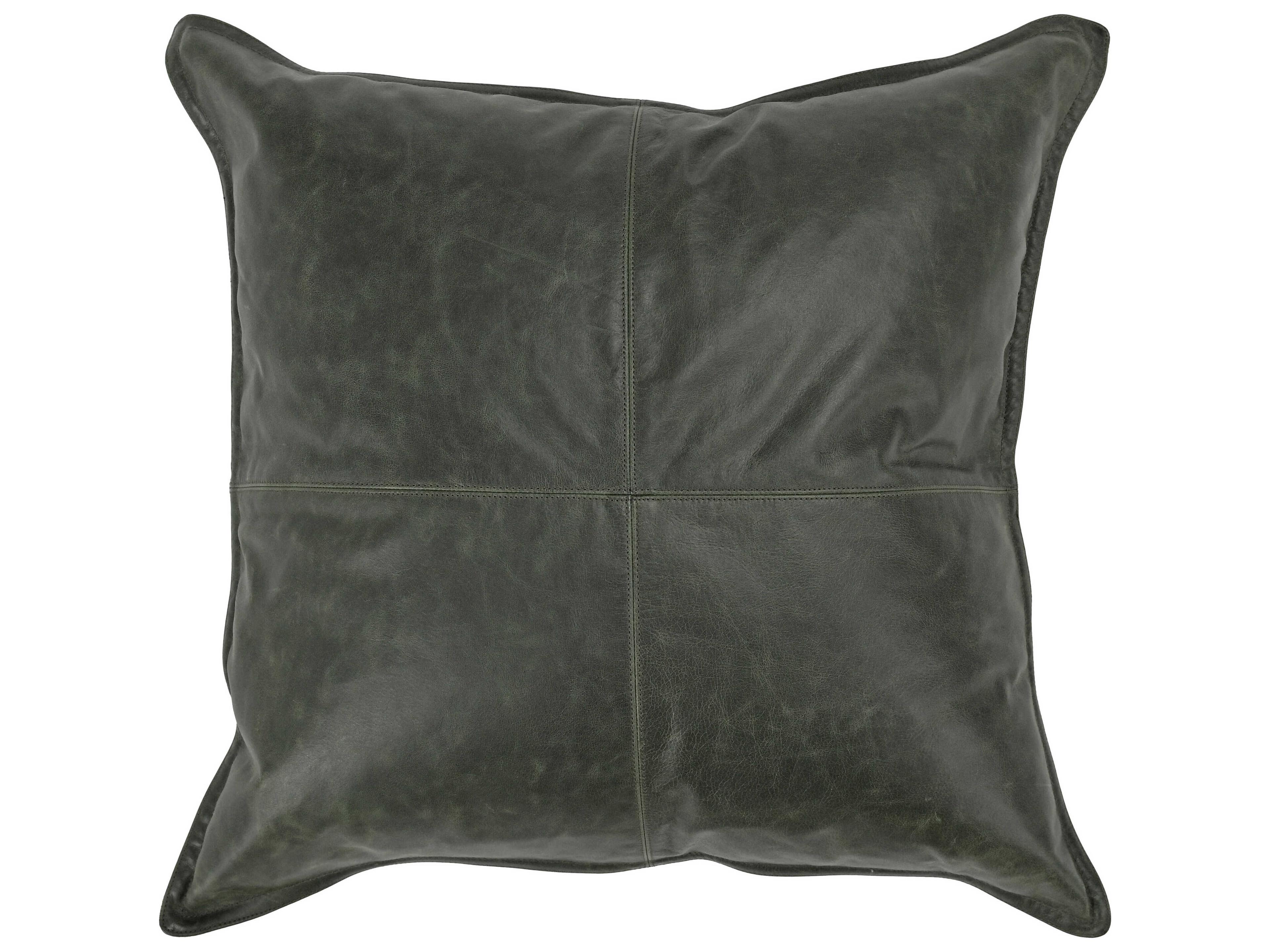 Villa by Classic Home Cheyenne Forest Green Throw Pillow