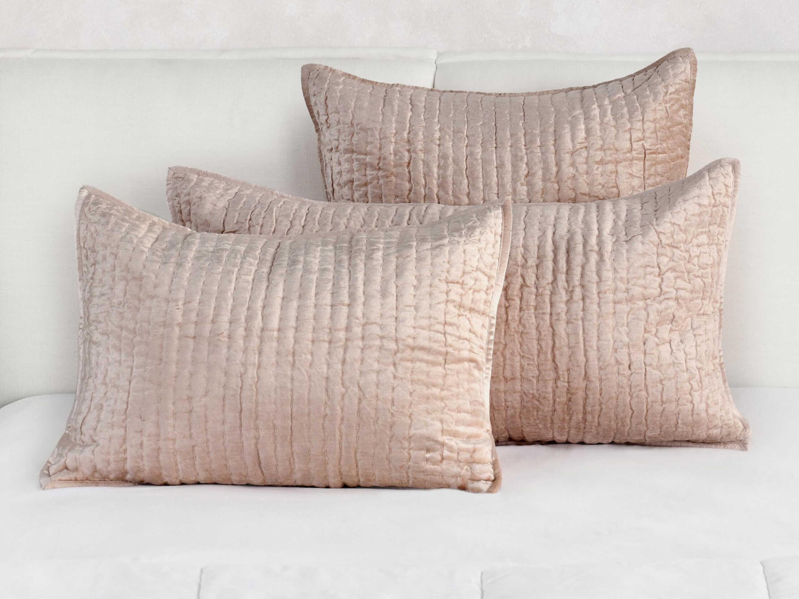 Villa by Classic Home Bari Bliss Pink Standard Sham