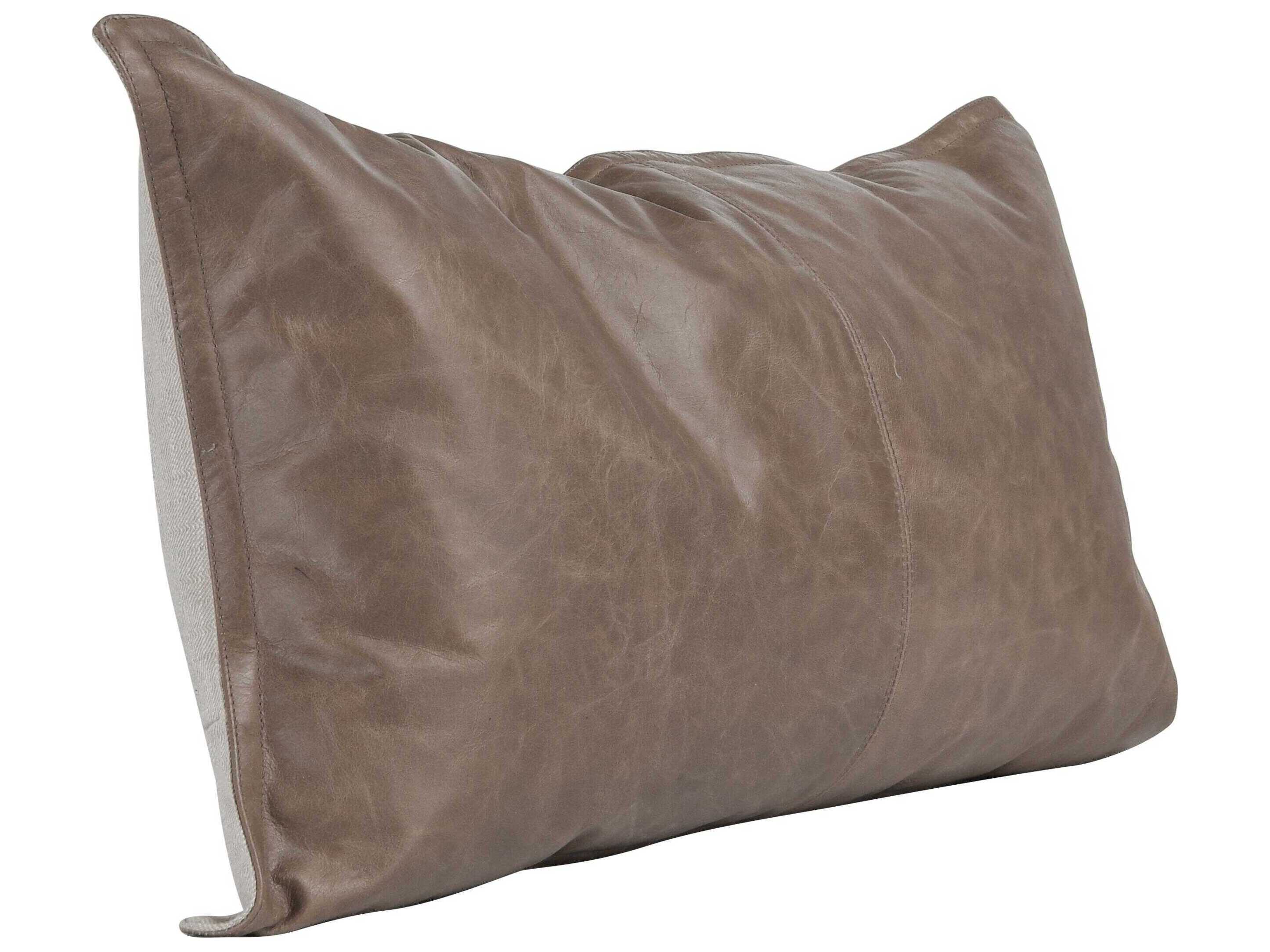 Villa by Classic Home Cheyenne Taupe Throw Pillow