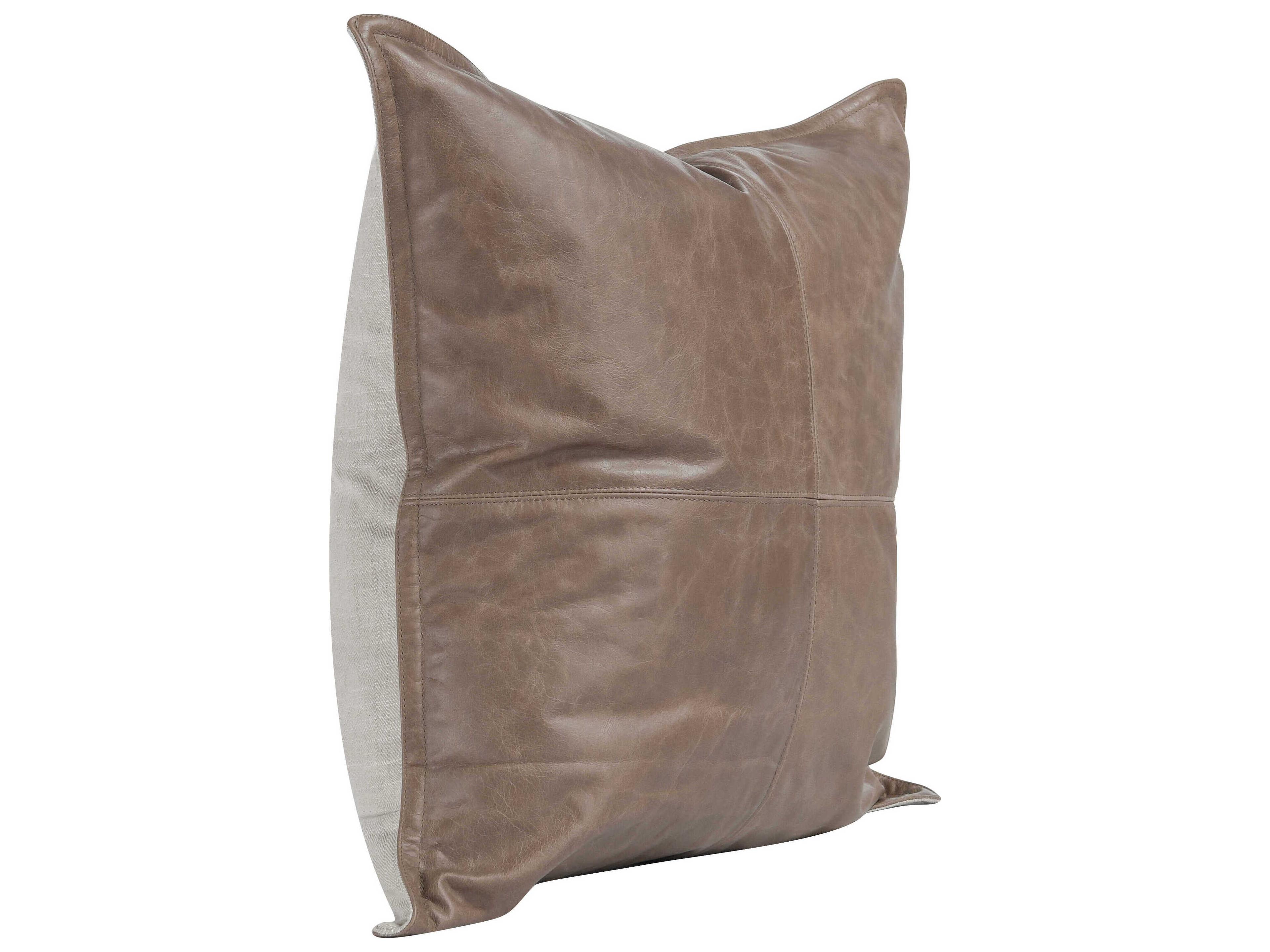 Villa by Classic Home Cheyenne Taupe Throw Pillow
