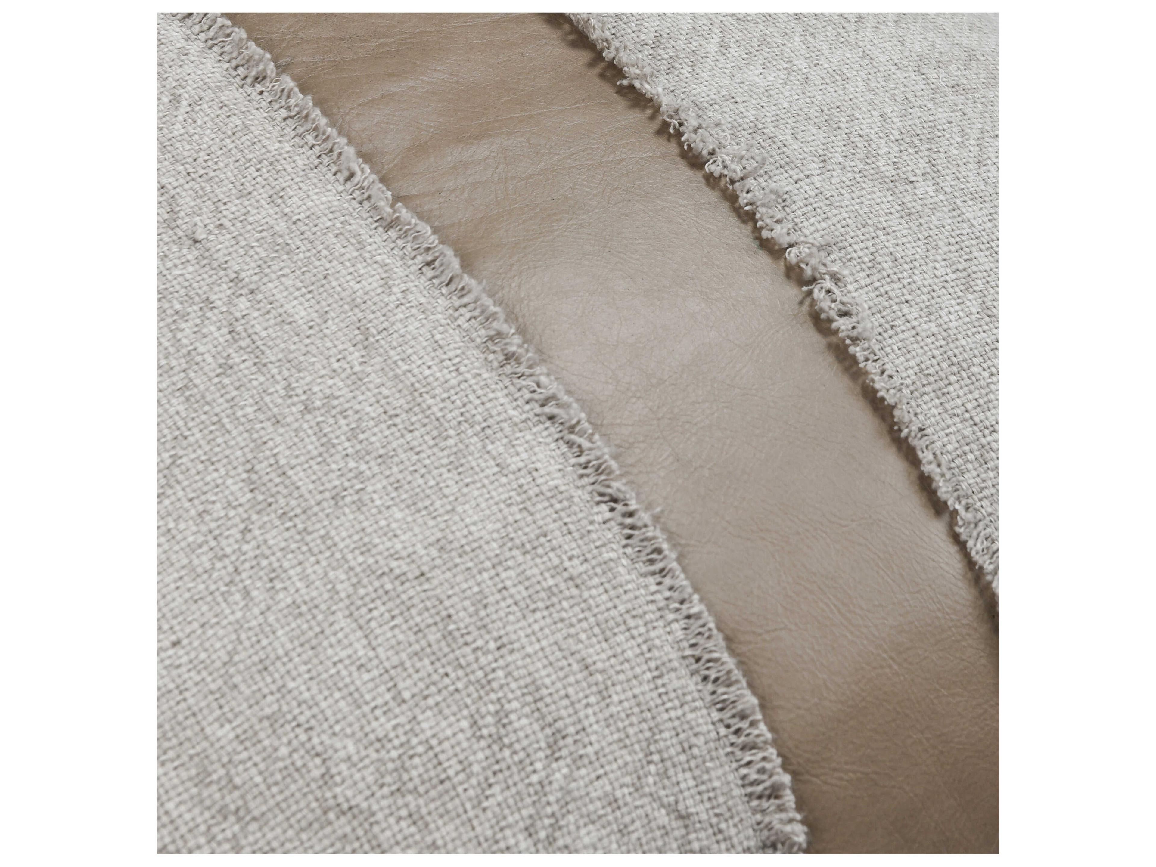 Villa by Classic Home Steam Taupe Natural Throw Pillow