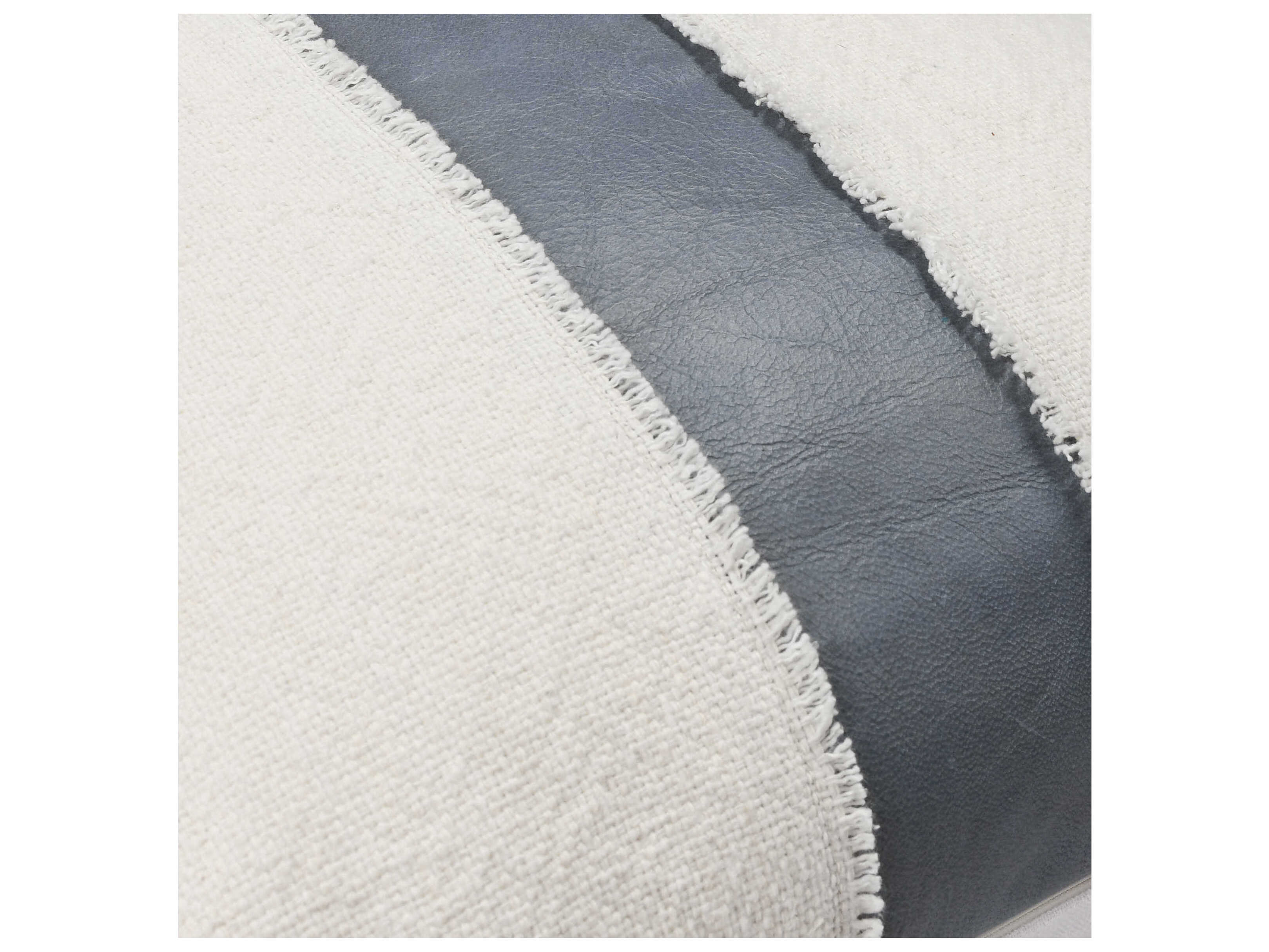 Villa by Classic Home Steam Blue Ivory Throw Pillow