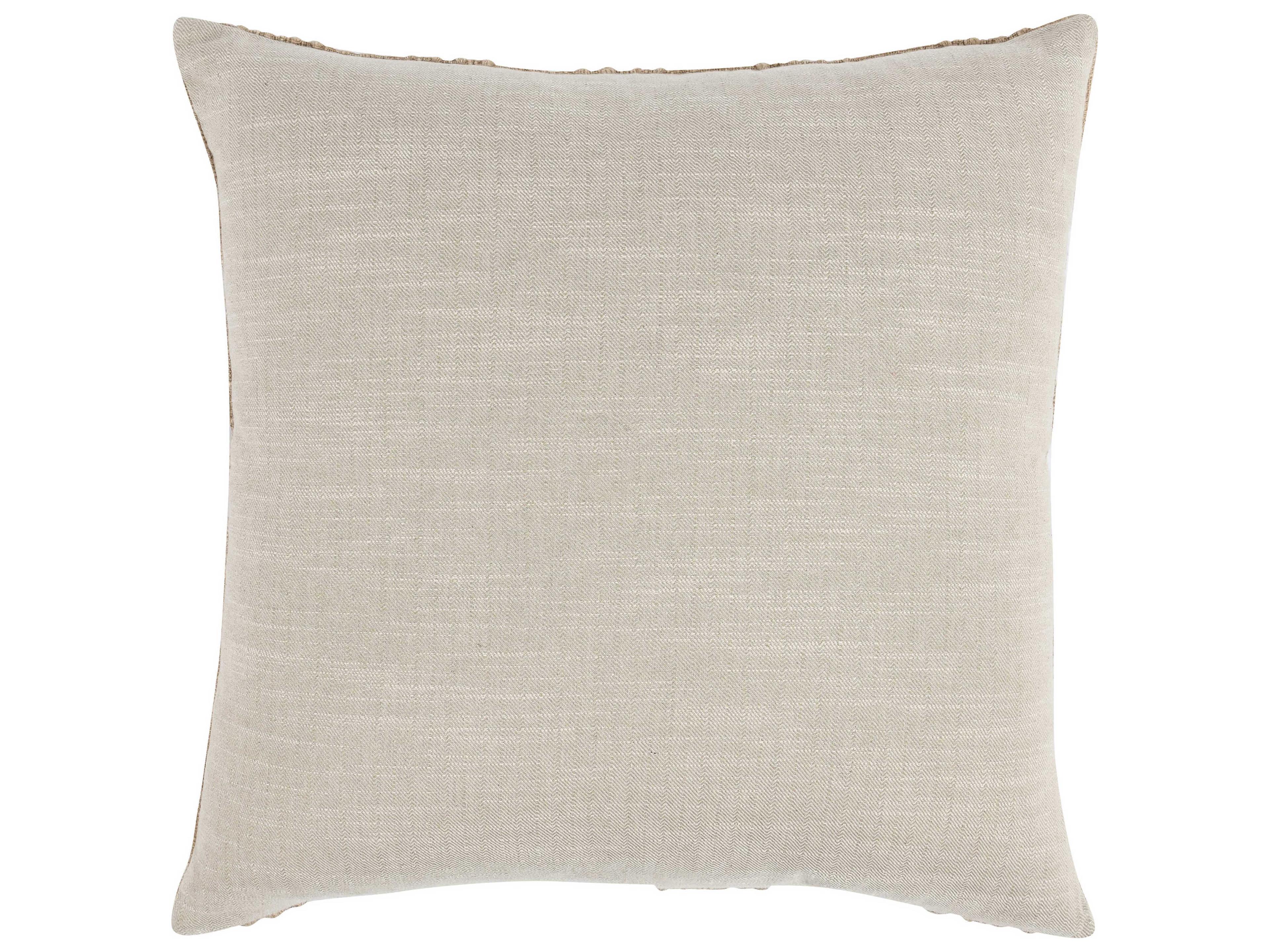 Villa by Classic Home Hannah Natural Throw Pillow