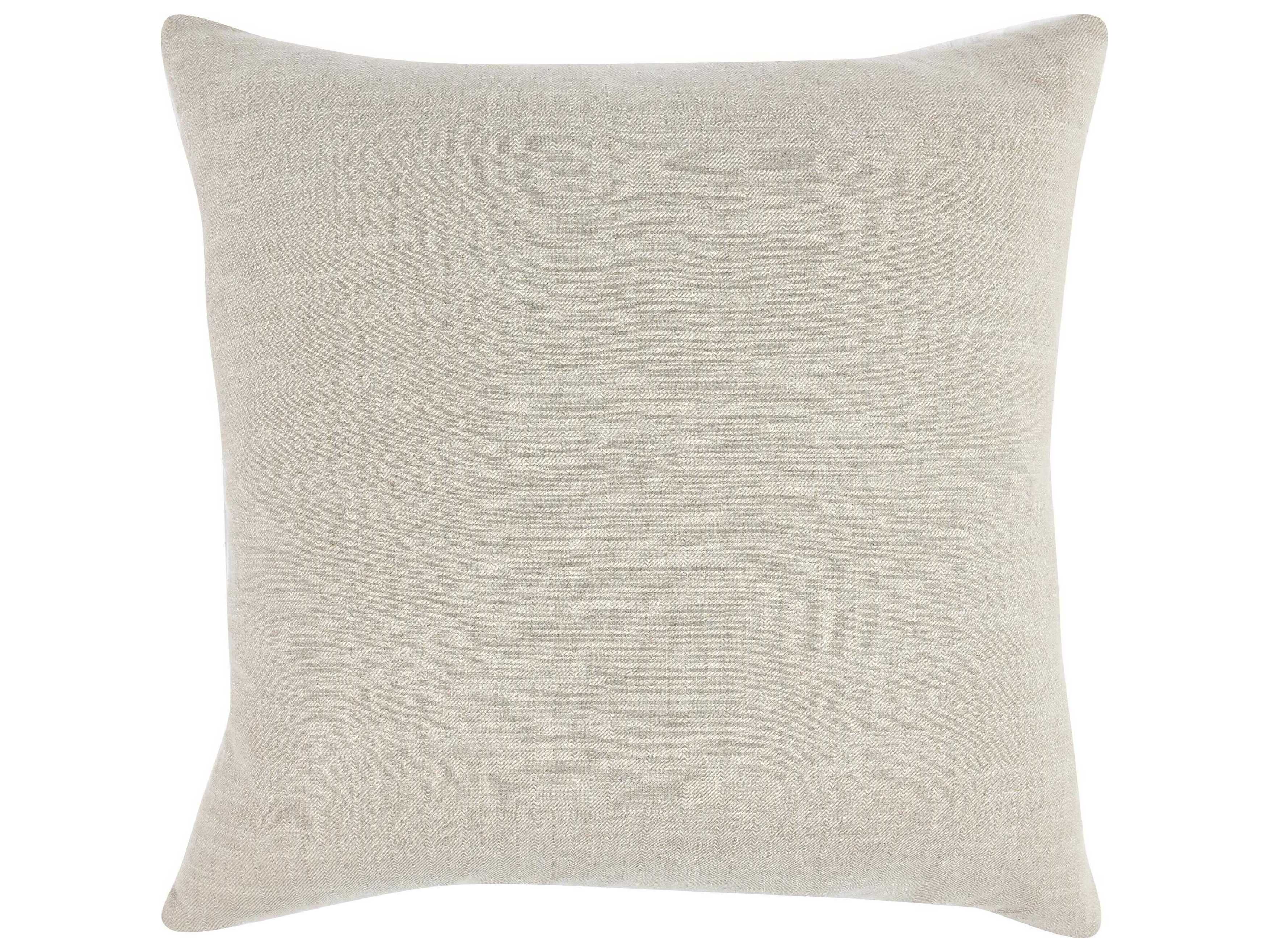 Villa by Classic Home Hannah Ivory Throw Pillow