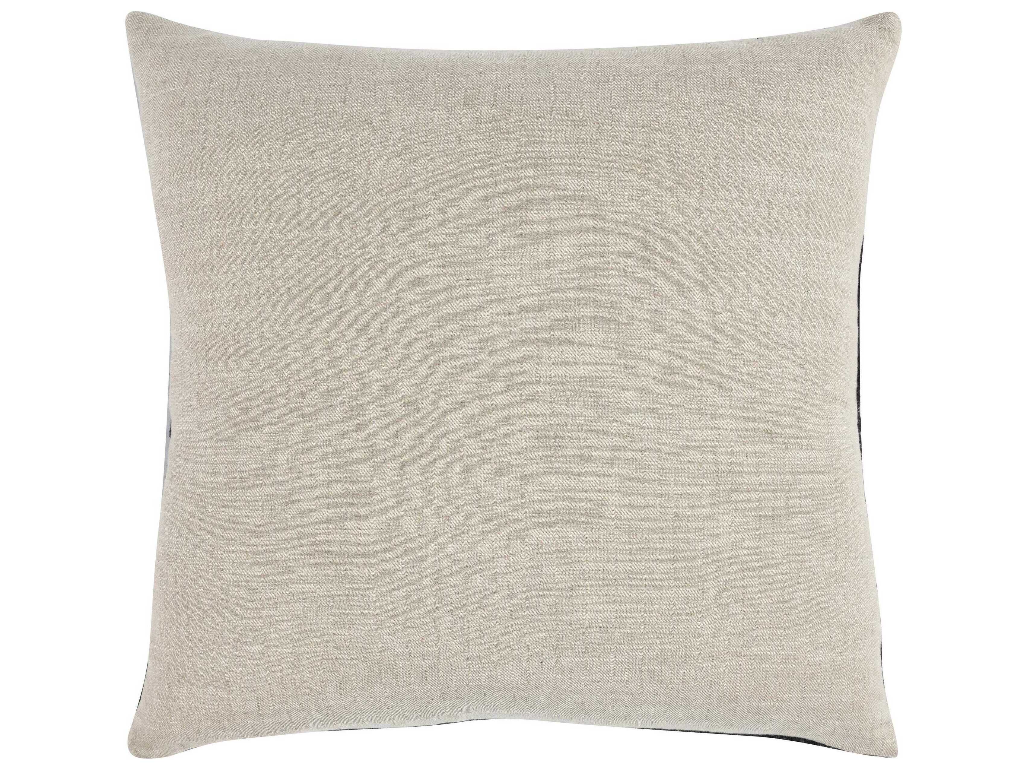 Villa by Classic Home Hannah Navy Blue Throw Pillow