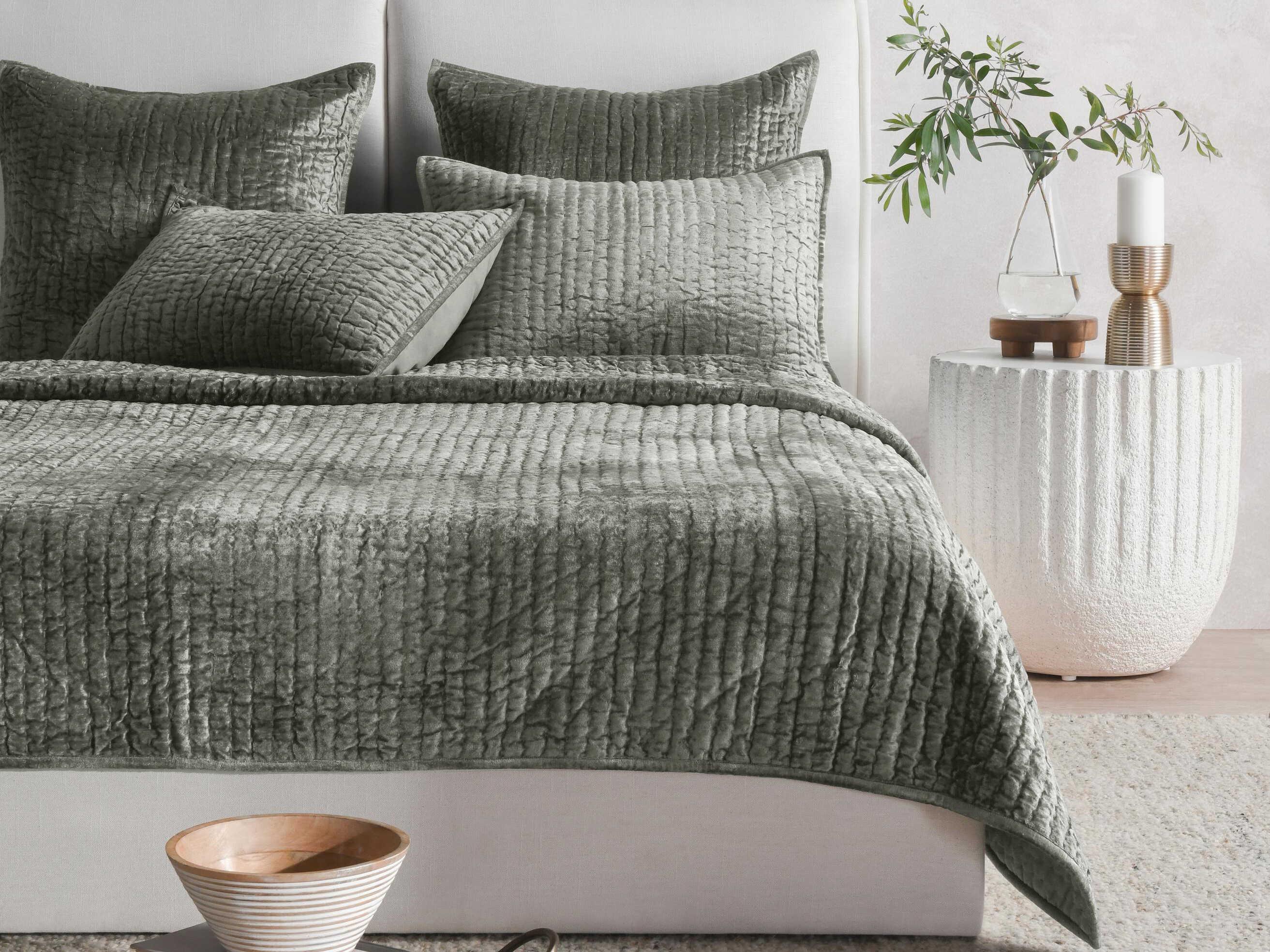 Villa by Classic Home Bari Sage Green Sham