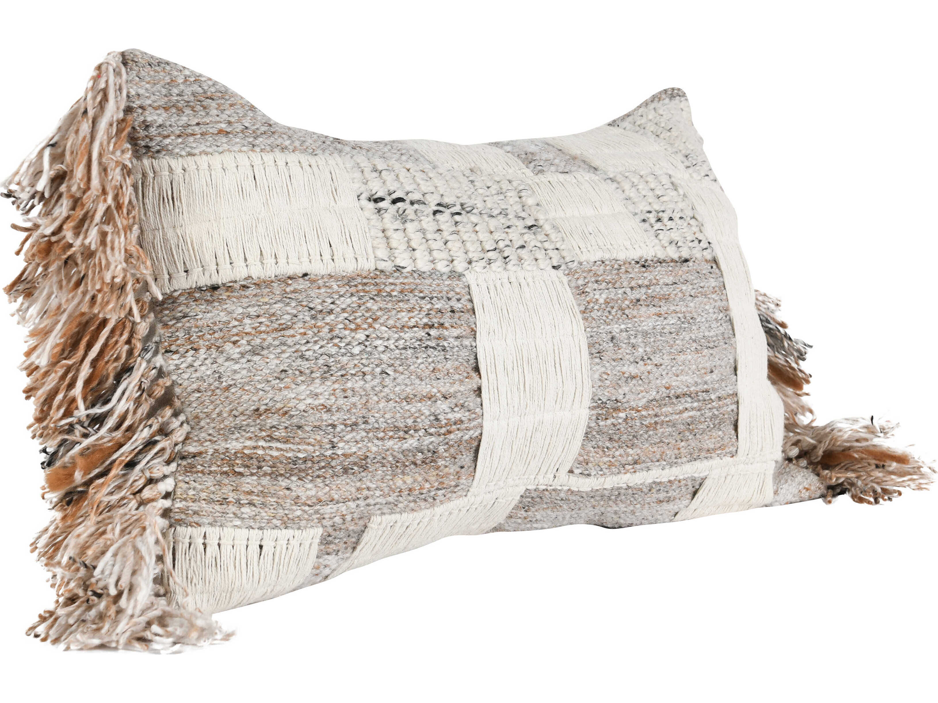 Villa by Classic Home Farah Natural Multicolor Throw Pillow