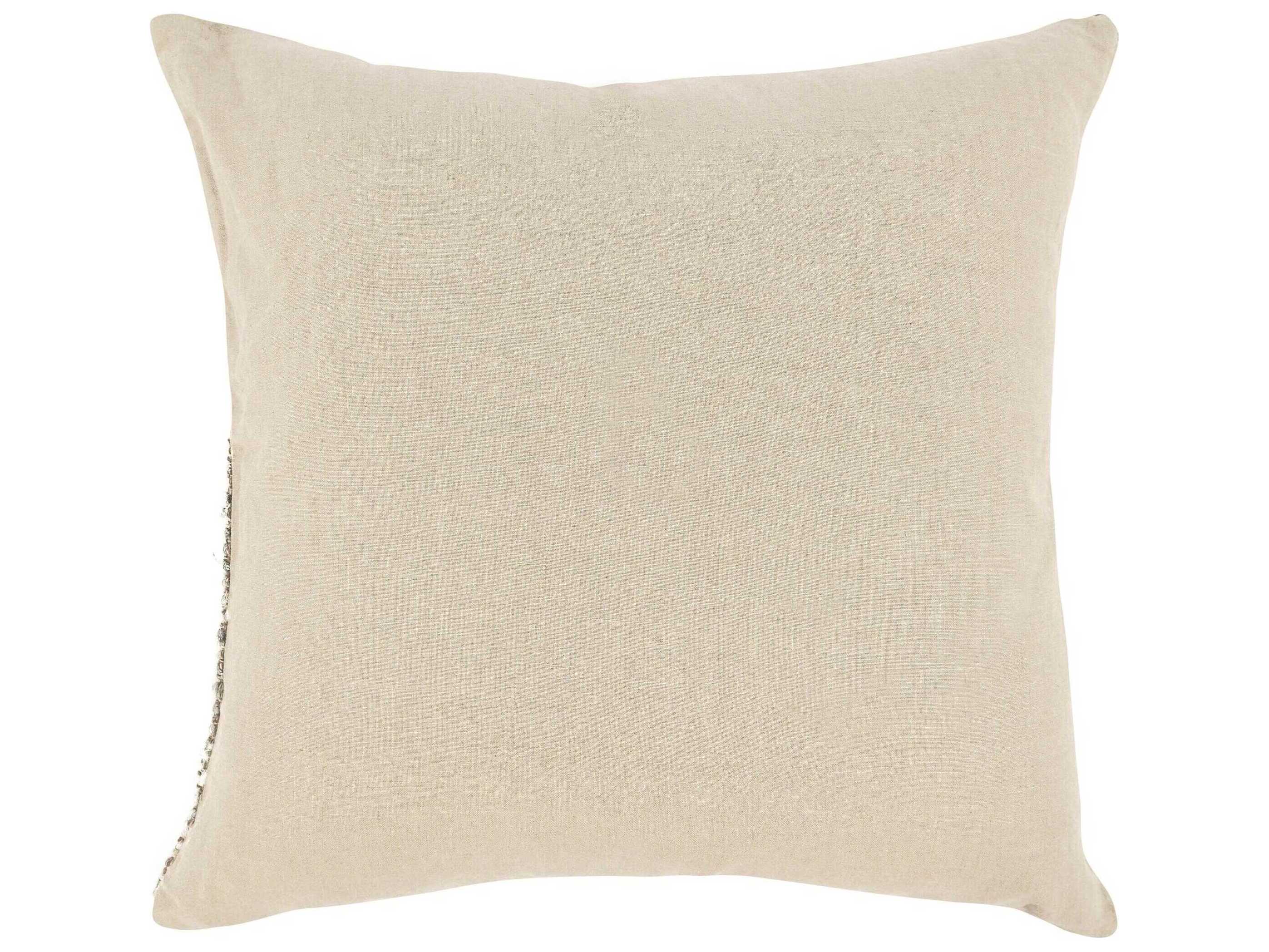 Villa by Classic Home Porter Black Throw Pillow