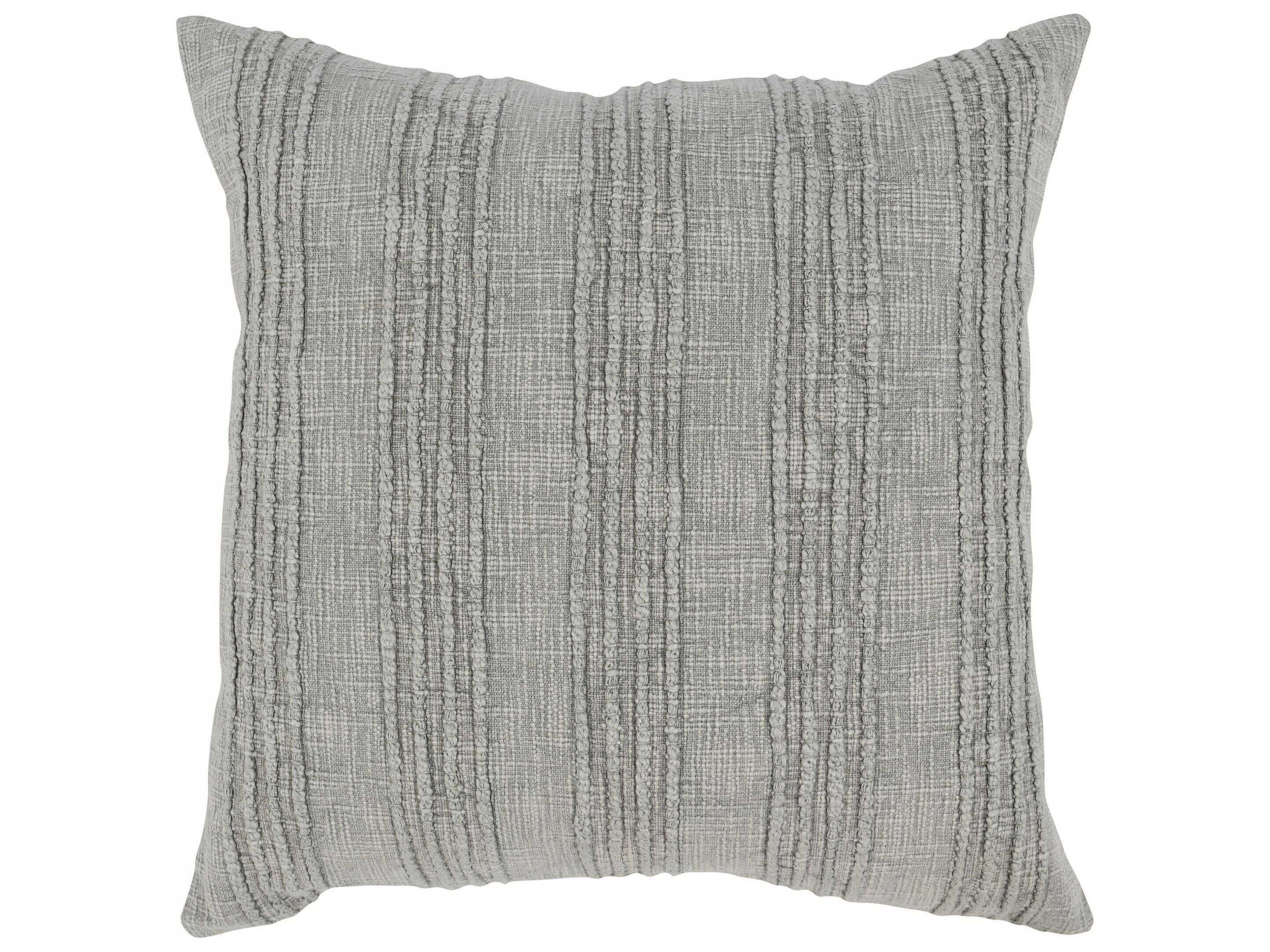 Villa by Classic Home Hannah Gray Throw Pillow