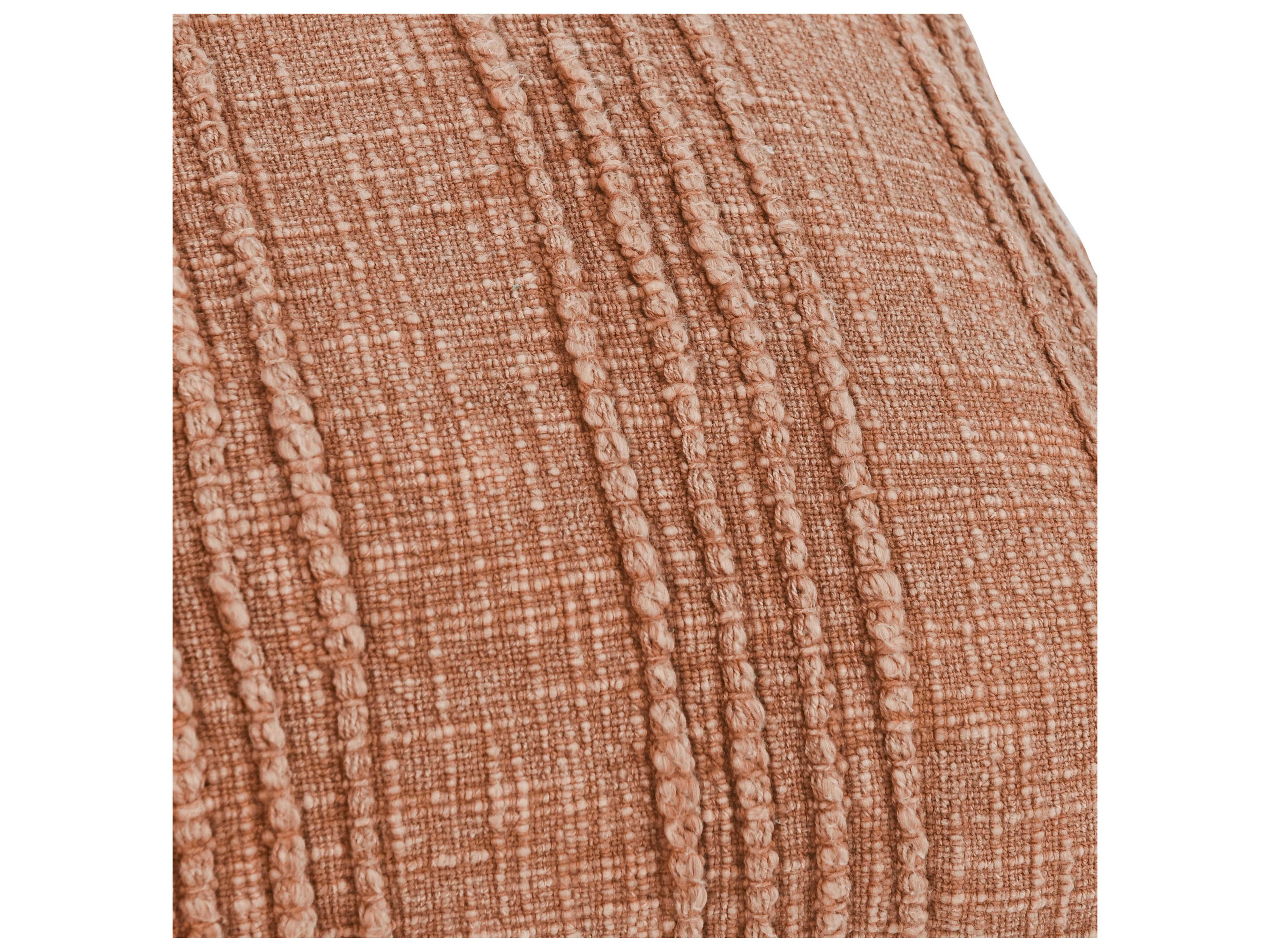 Villa by Classic Home Hannah Terra Cotta Throw Pillow