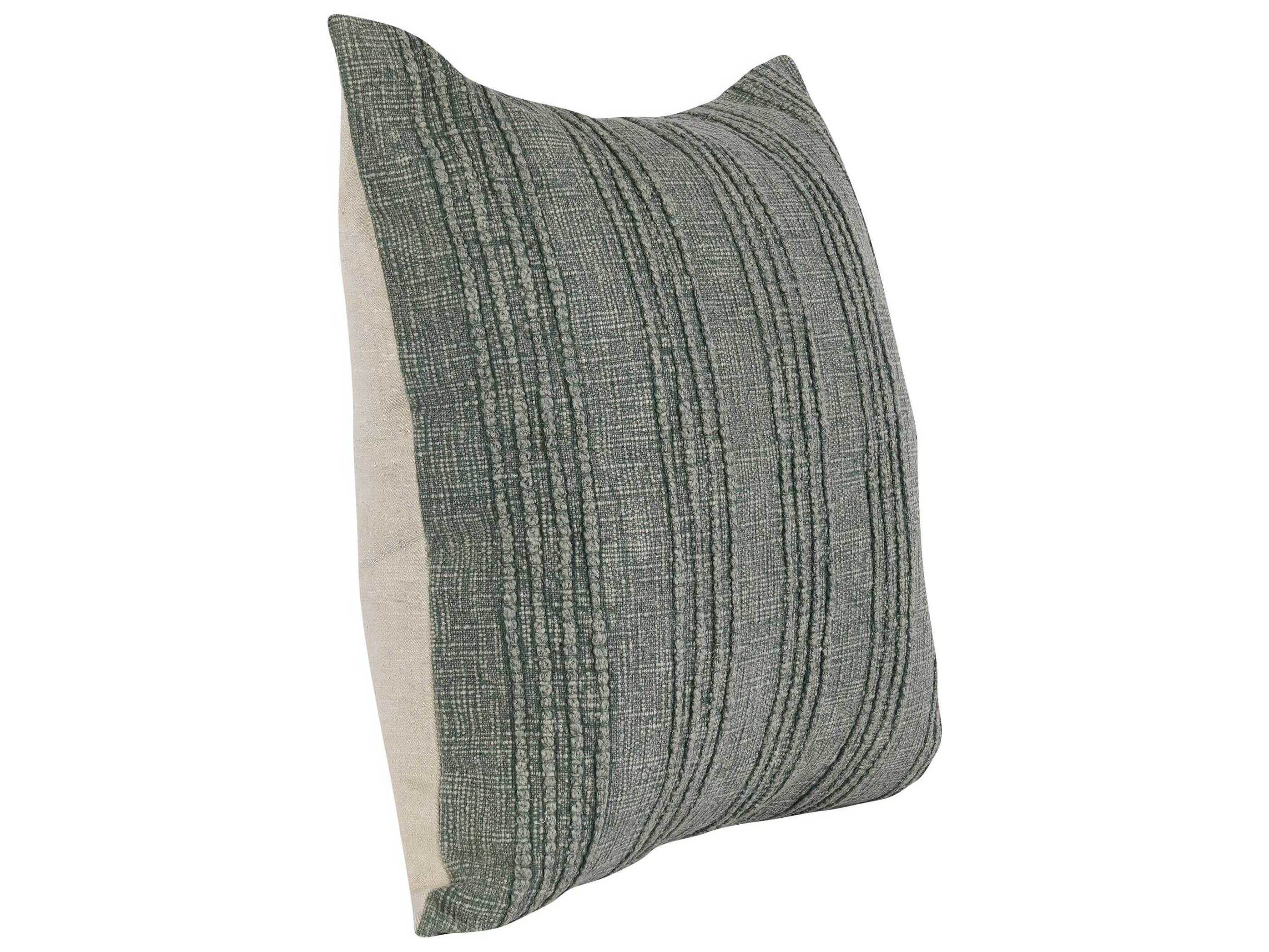 Villa by Classic Home Hannah Green Throw Pillow