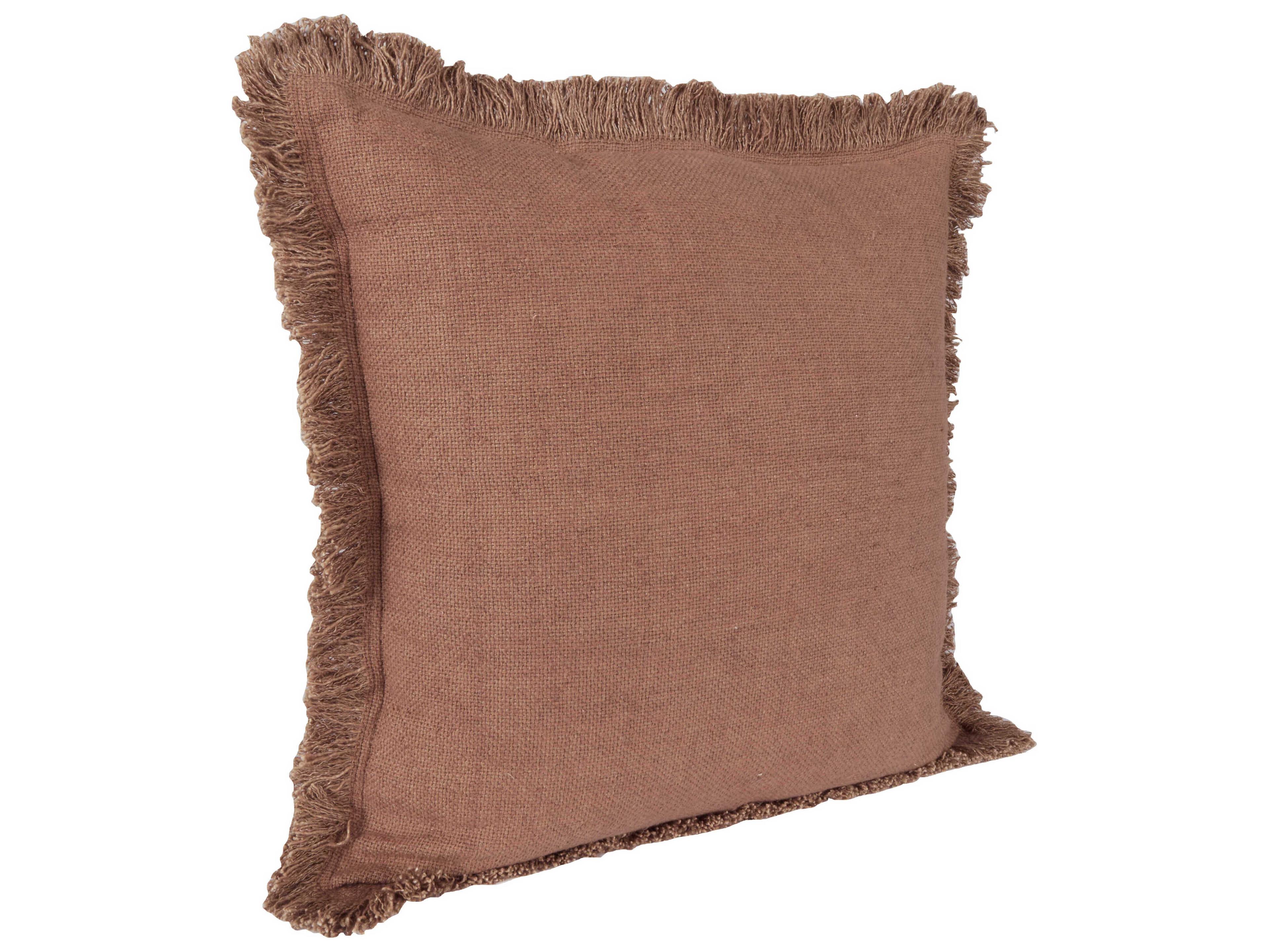 Villa by Classic Home Agatha Chestnut Throw Pillow