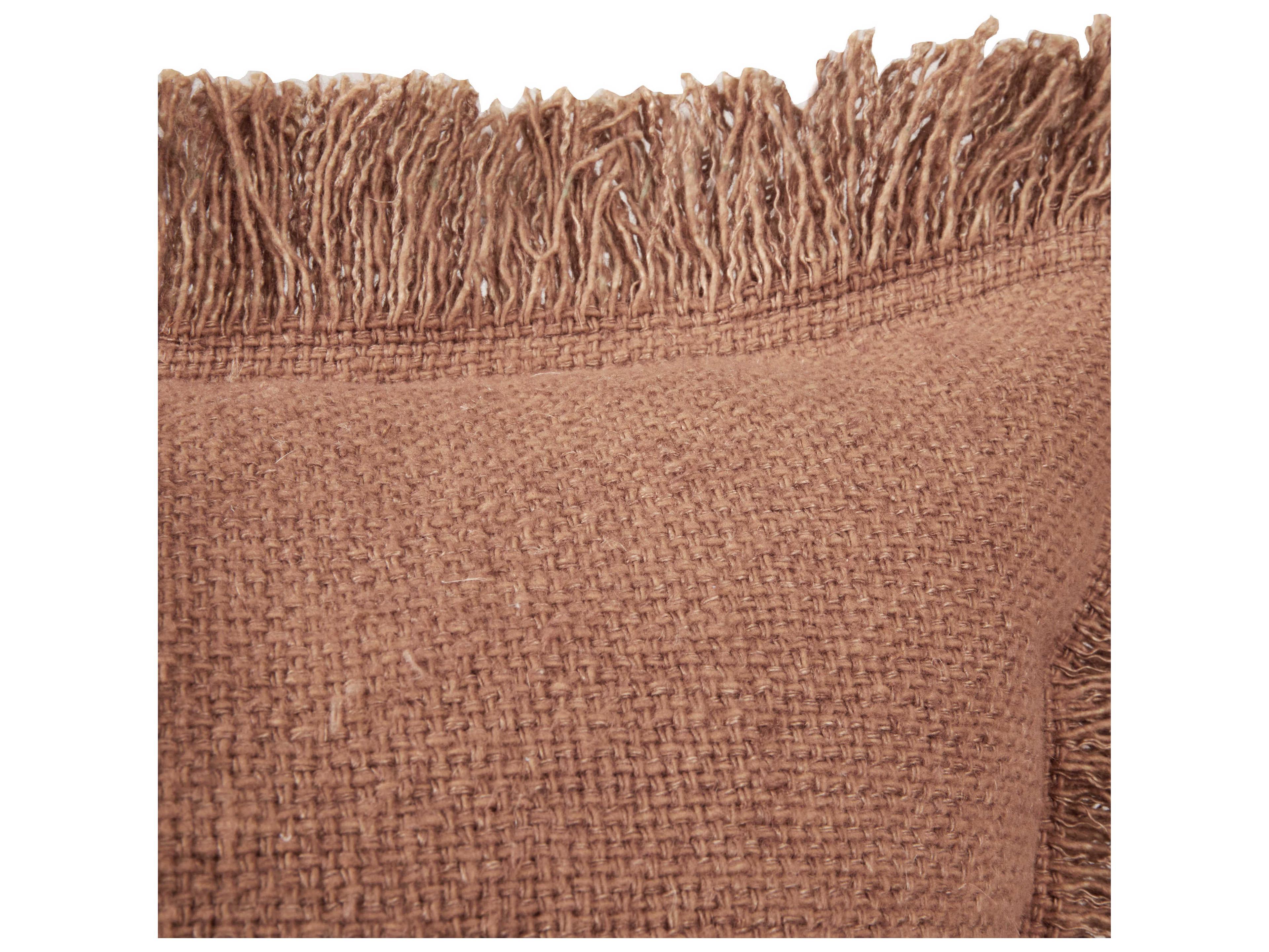 Villa by Classic Home Agatha Chestnut Throw Pillow