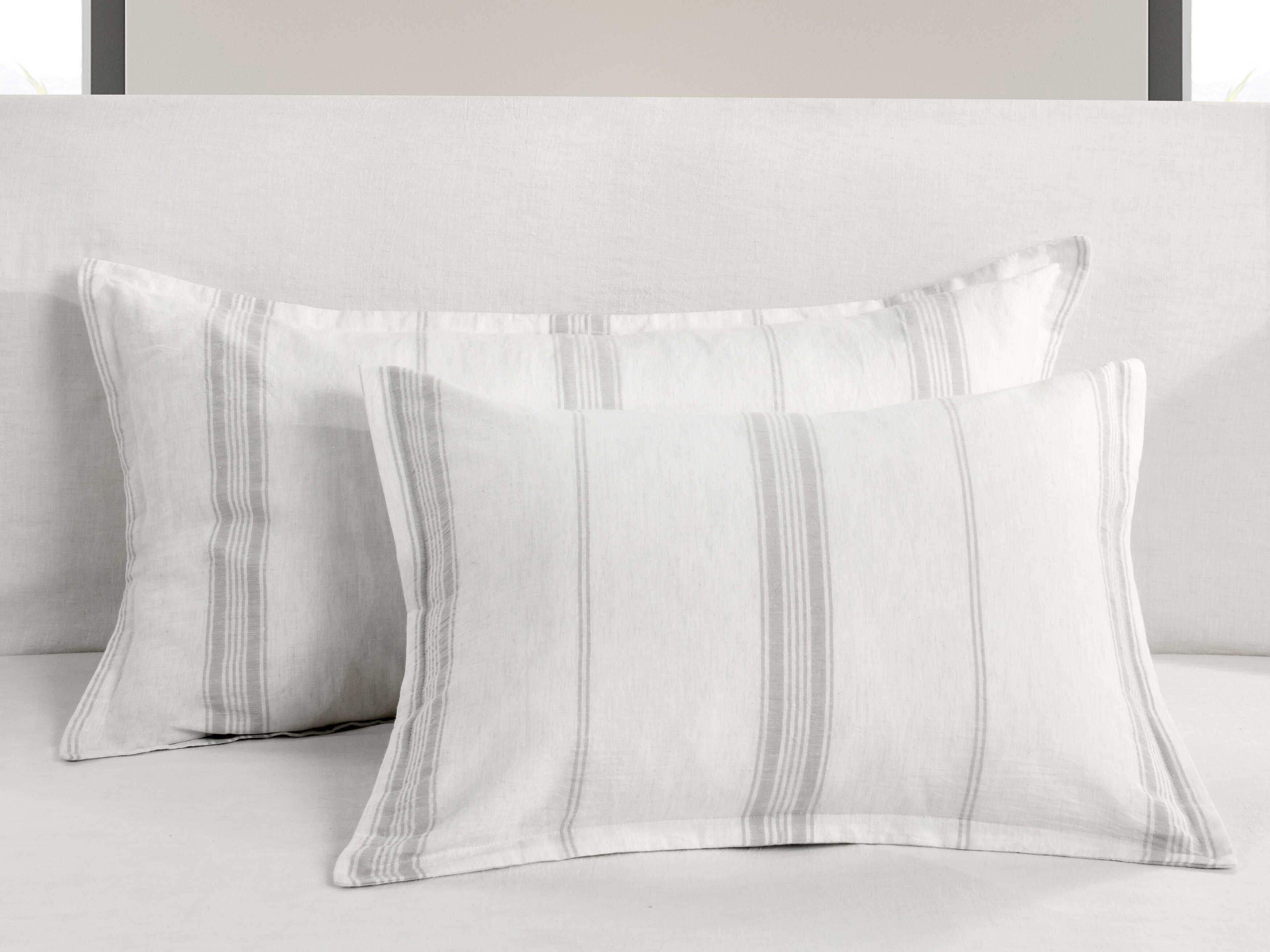 Villa by Classic Home Jayson Gray Stripe Standard Sham
