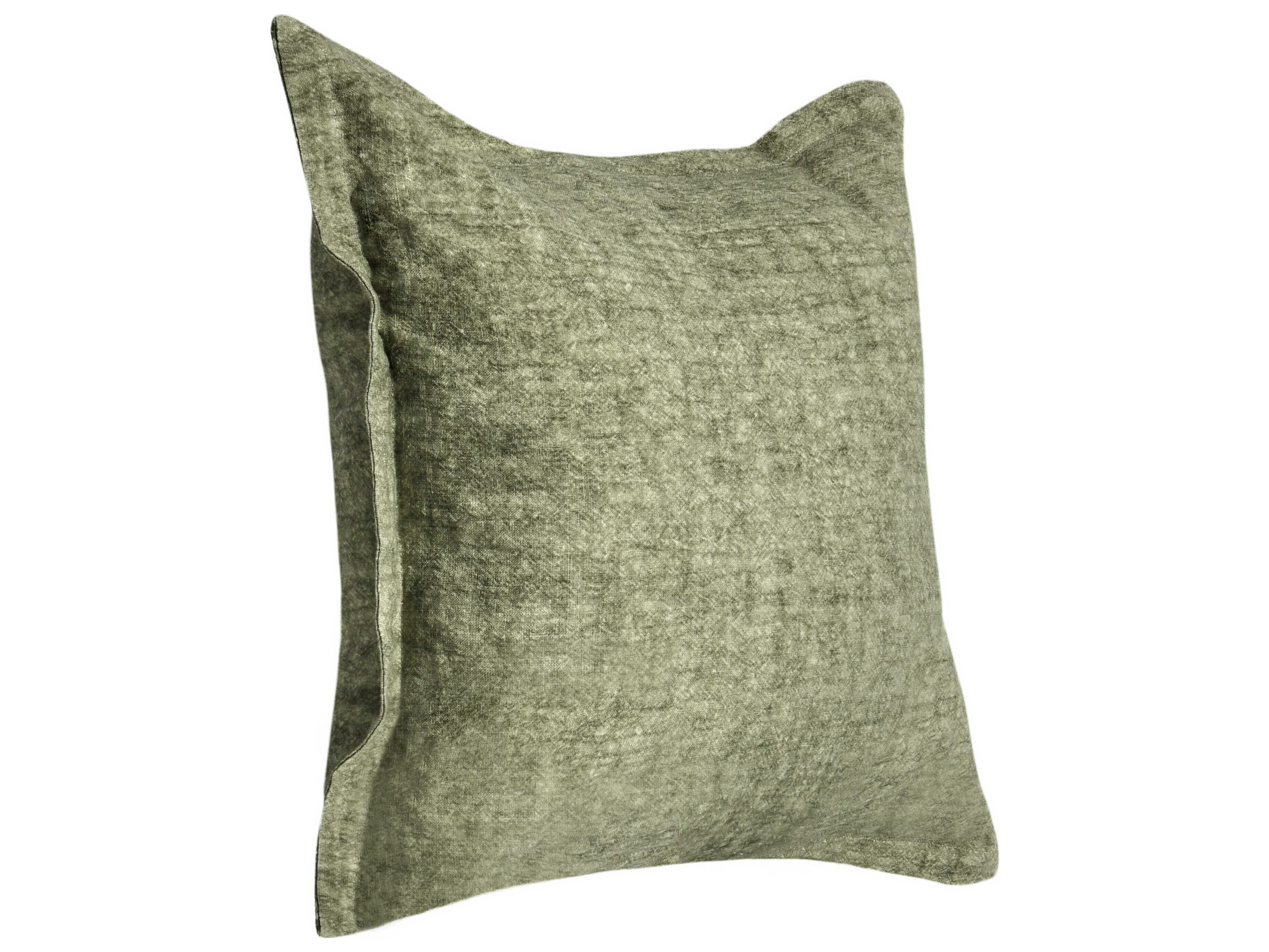 Villa by Classic Home Amy Cedar Green Throw Pillow
