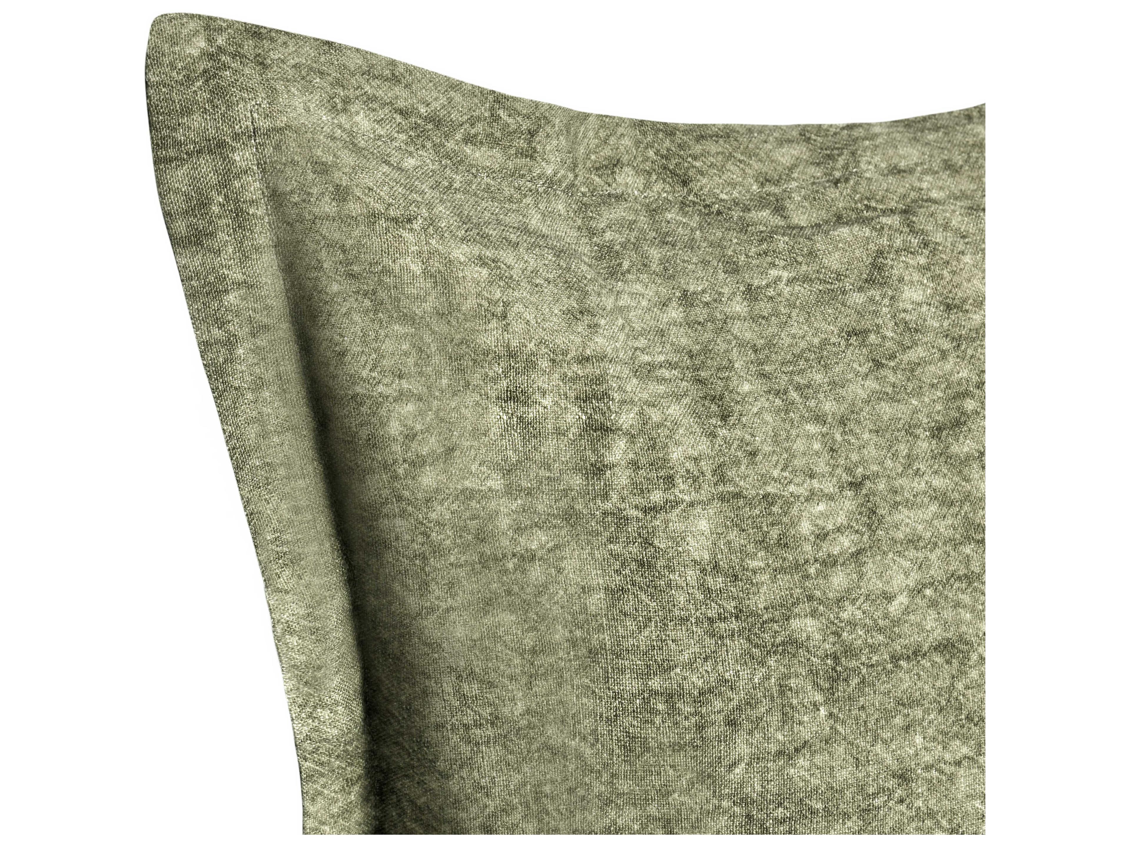 Villa by Classic Home Amy Cedar Green Throw Pillow